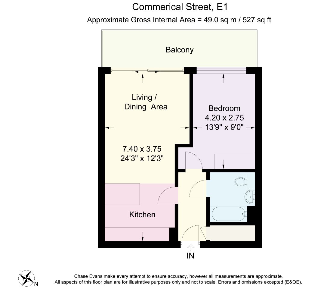 1 bed flat to rent in Cityscape, Kensington Apartments, Aldgate E1