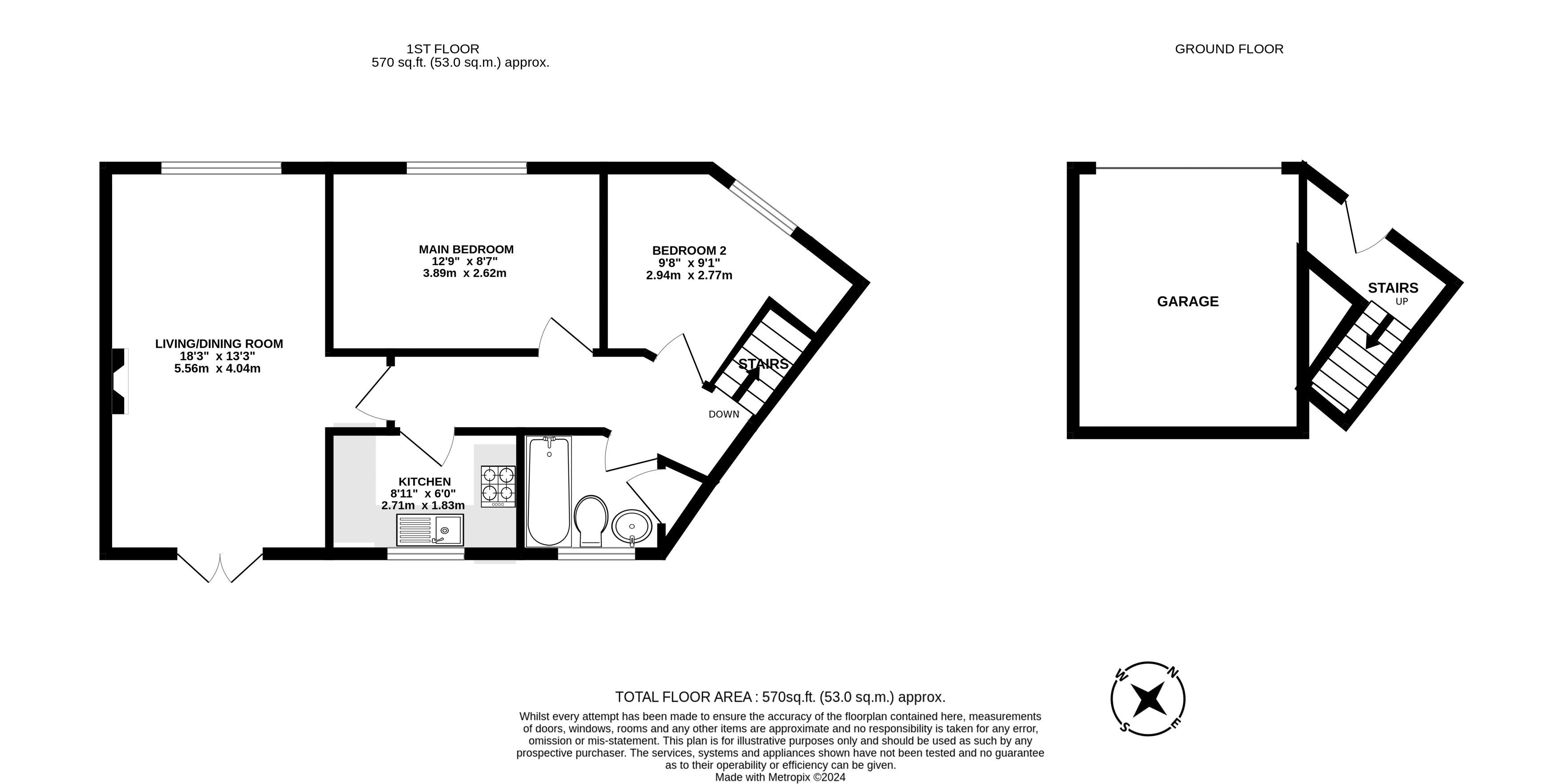 Kite Wood Road, Penn, High HP10, 2 bedroom flat for sale