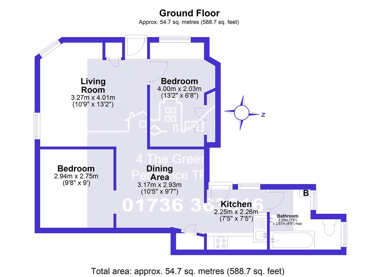2 bed flat for sale in Daniel Place, Penzance TR18 67906874 Zoopla
