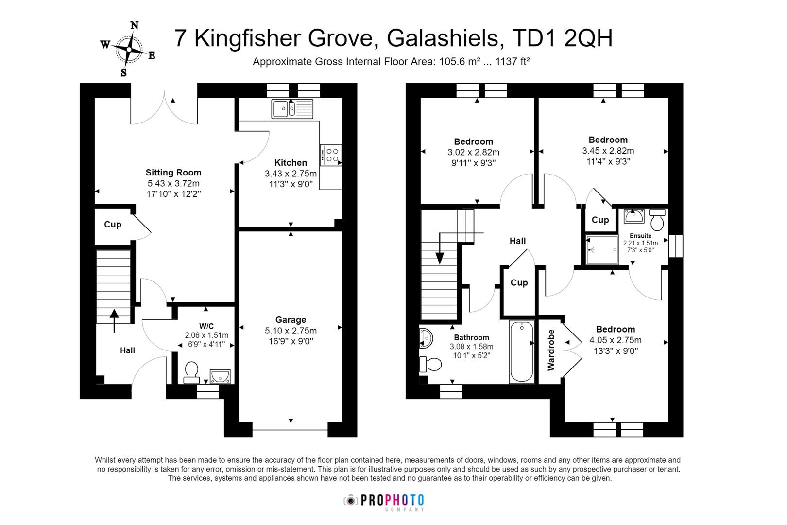 Kingfisher Grove, Galashiels TD1, 3 bedroom detached house for sale