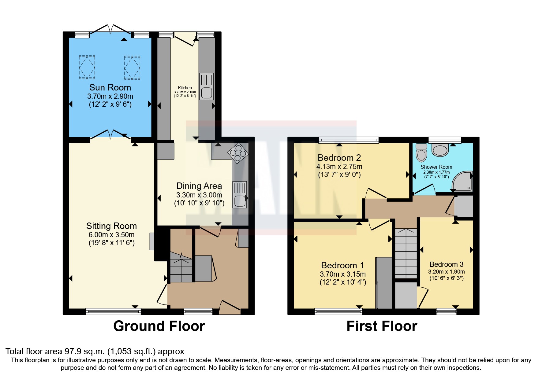 Purbrook Way, Havant, Hampshire PO9, 3 bedroom terraced house for sale