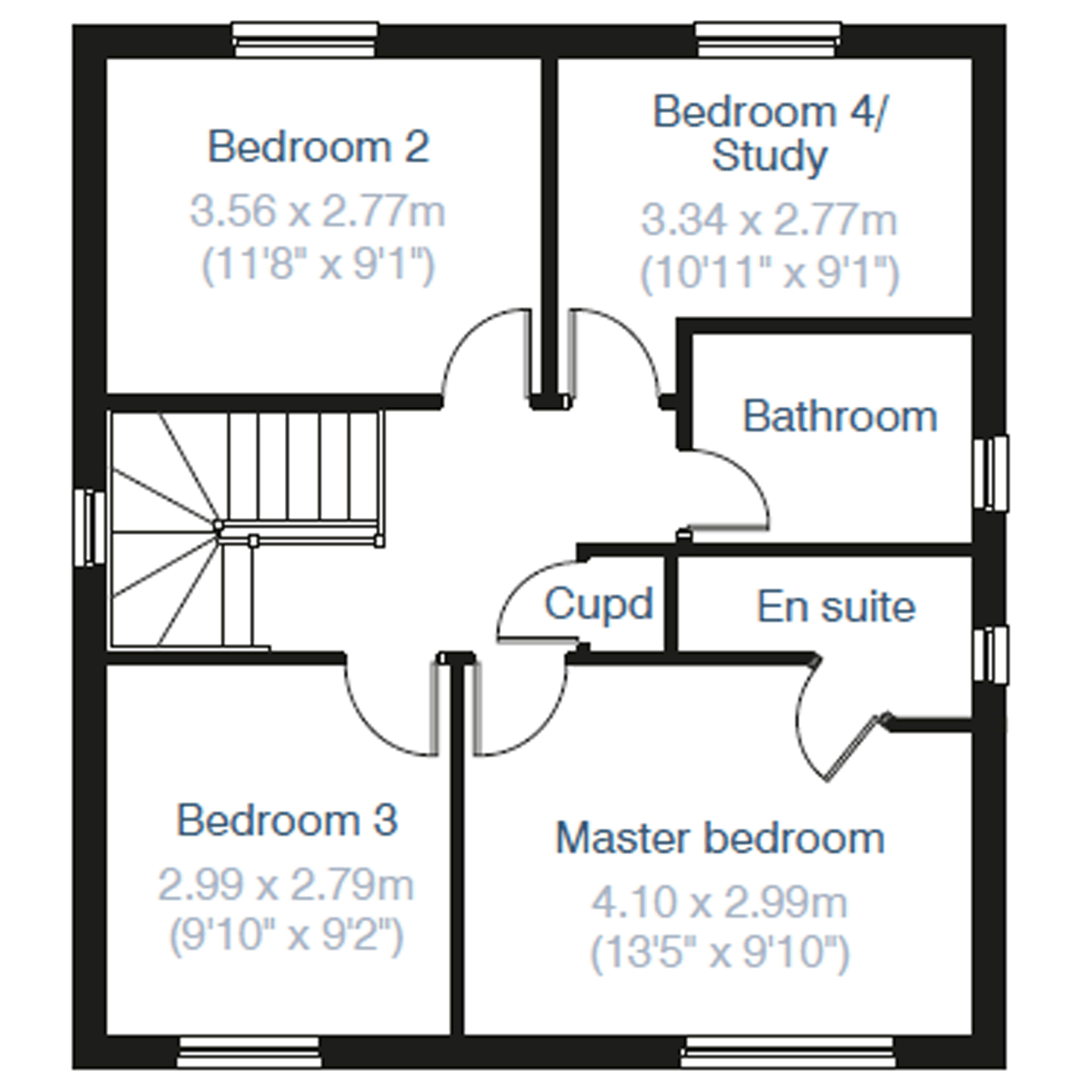 "The Knightsbridge" at Selby Road, Garforth, Leeds LS25, 4 bedroom