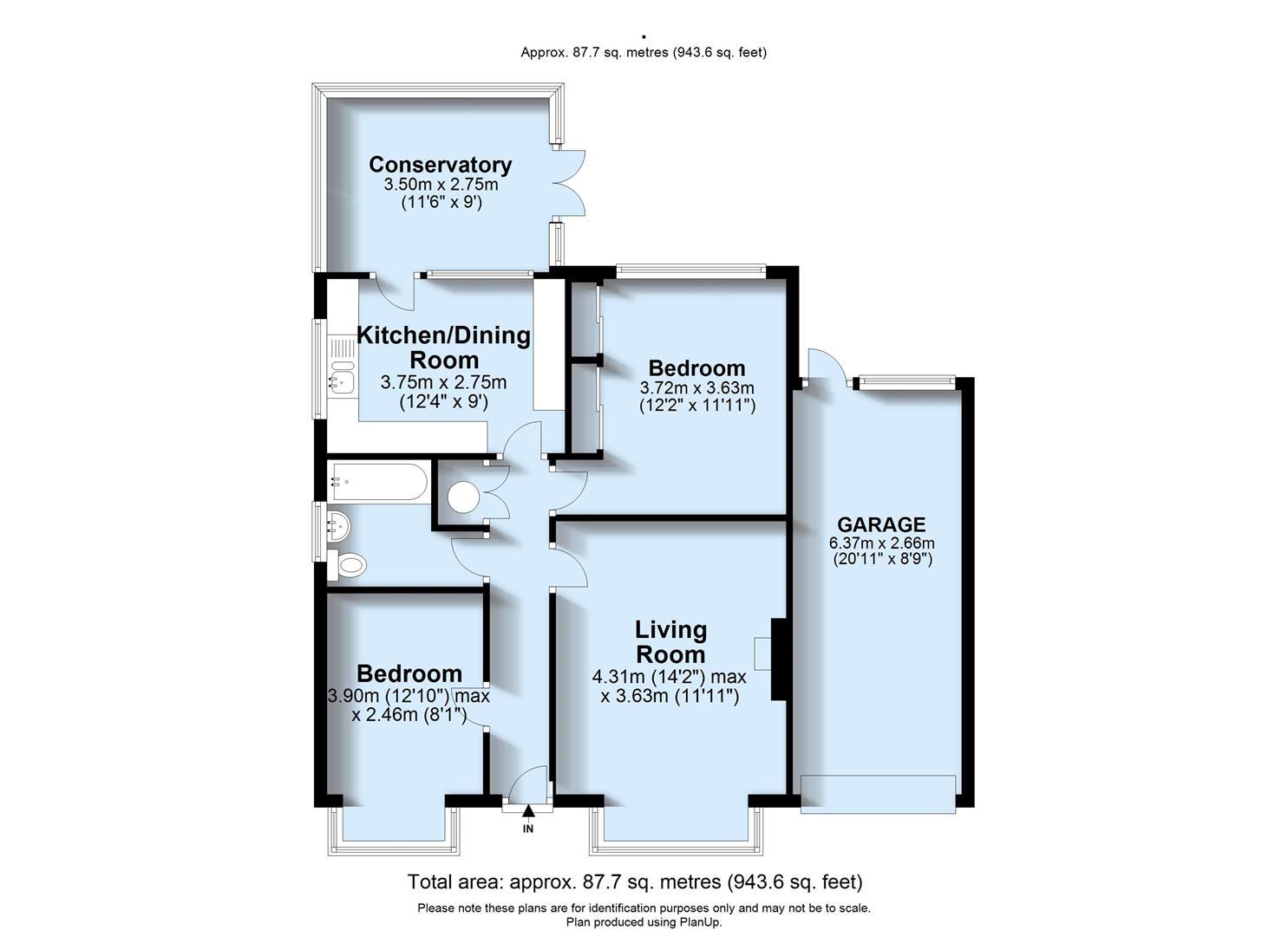 Upper Chyngton Gardens, Seaford BN25, 2 bedroom detached bungalow for
