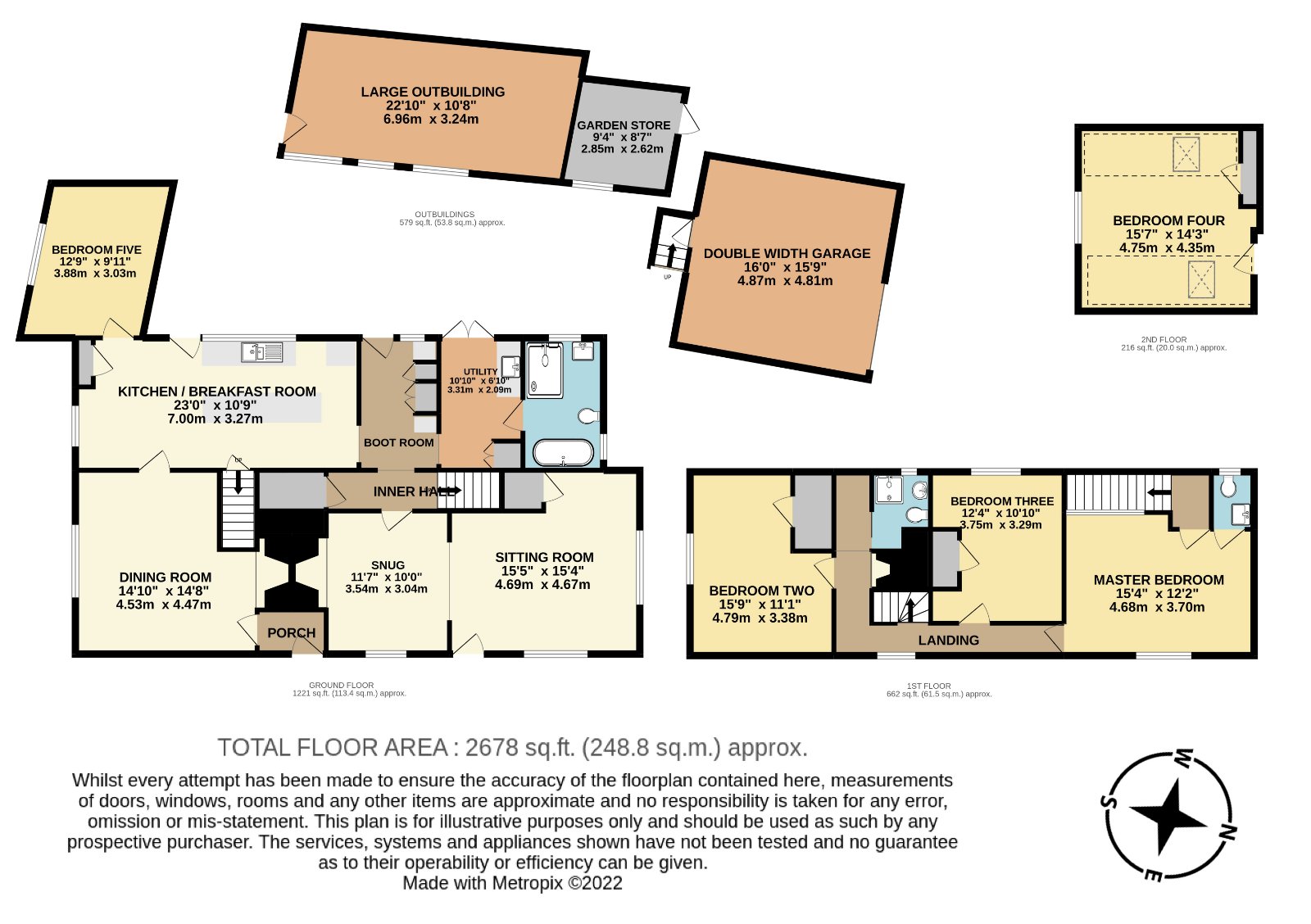 The Street, Aldeby, Beccles, Norfolk NR34, 5 bedroom detached house for