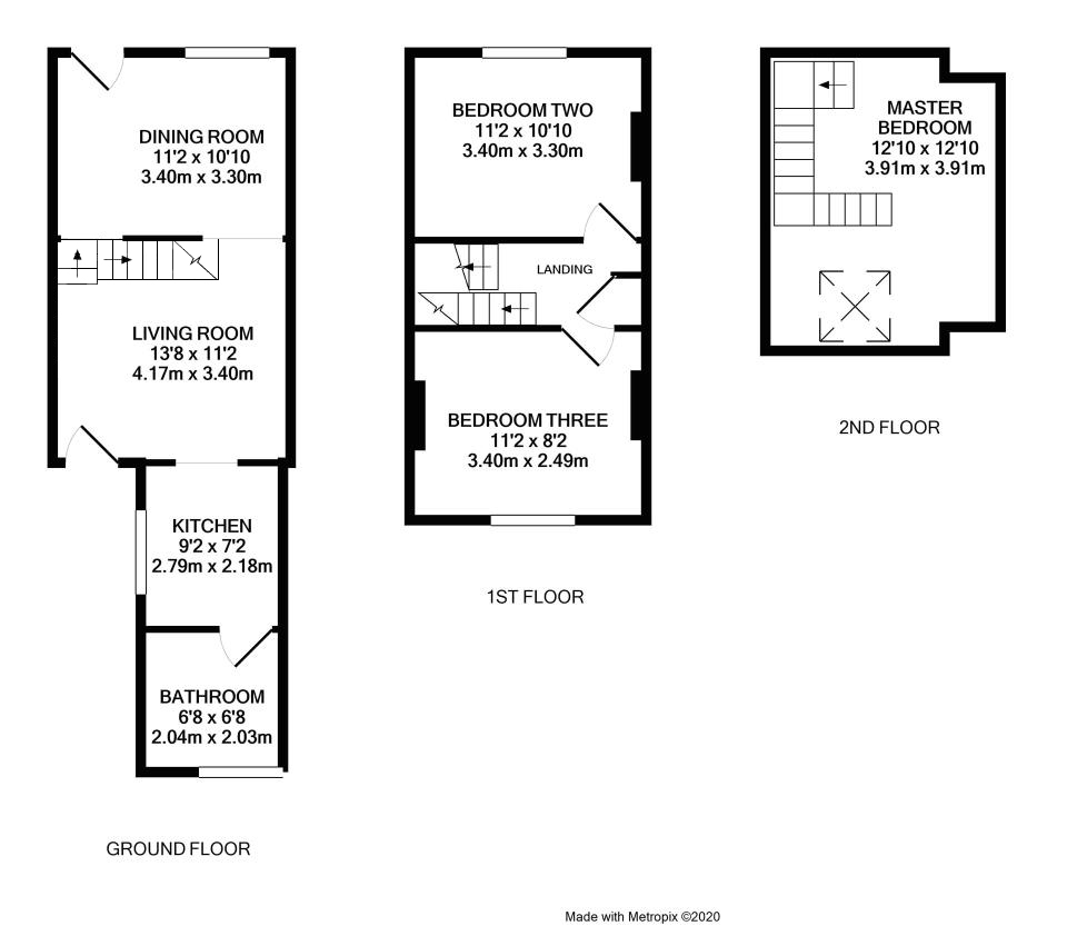 Hawley Road, Blackwater, Camberley, Surrey GU17, 3 bedroom terraced