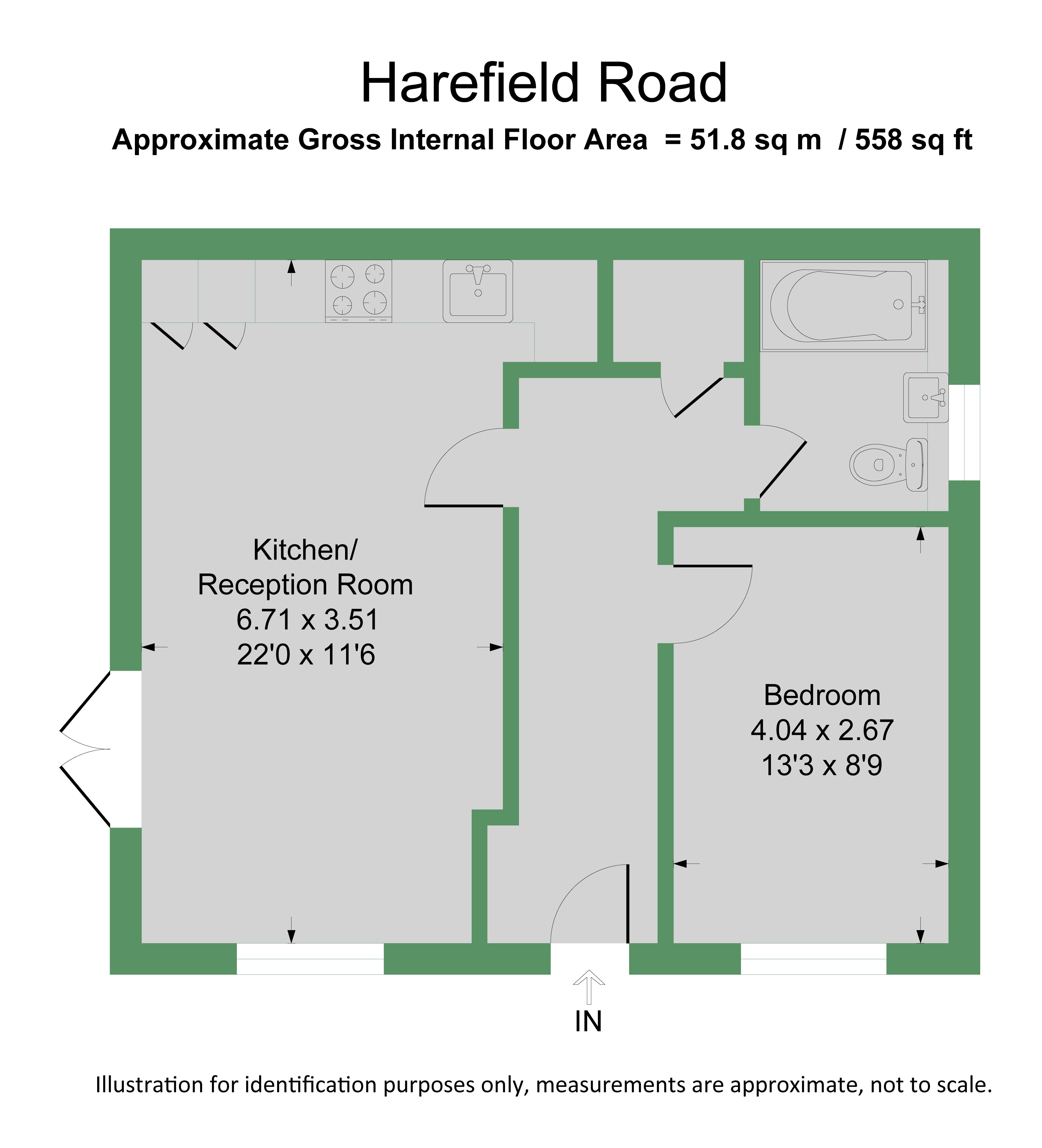 Harefield Road, Uxbridge UB8, 1 bedroom flat for sale 63875249