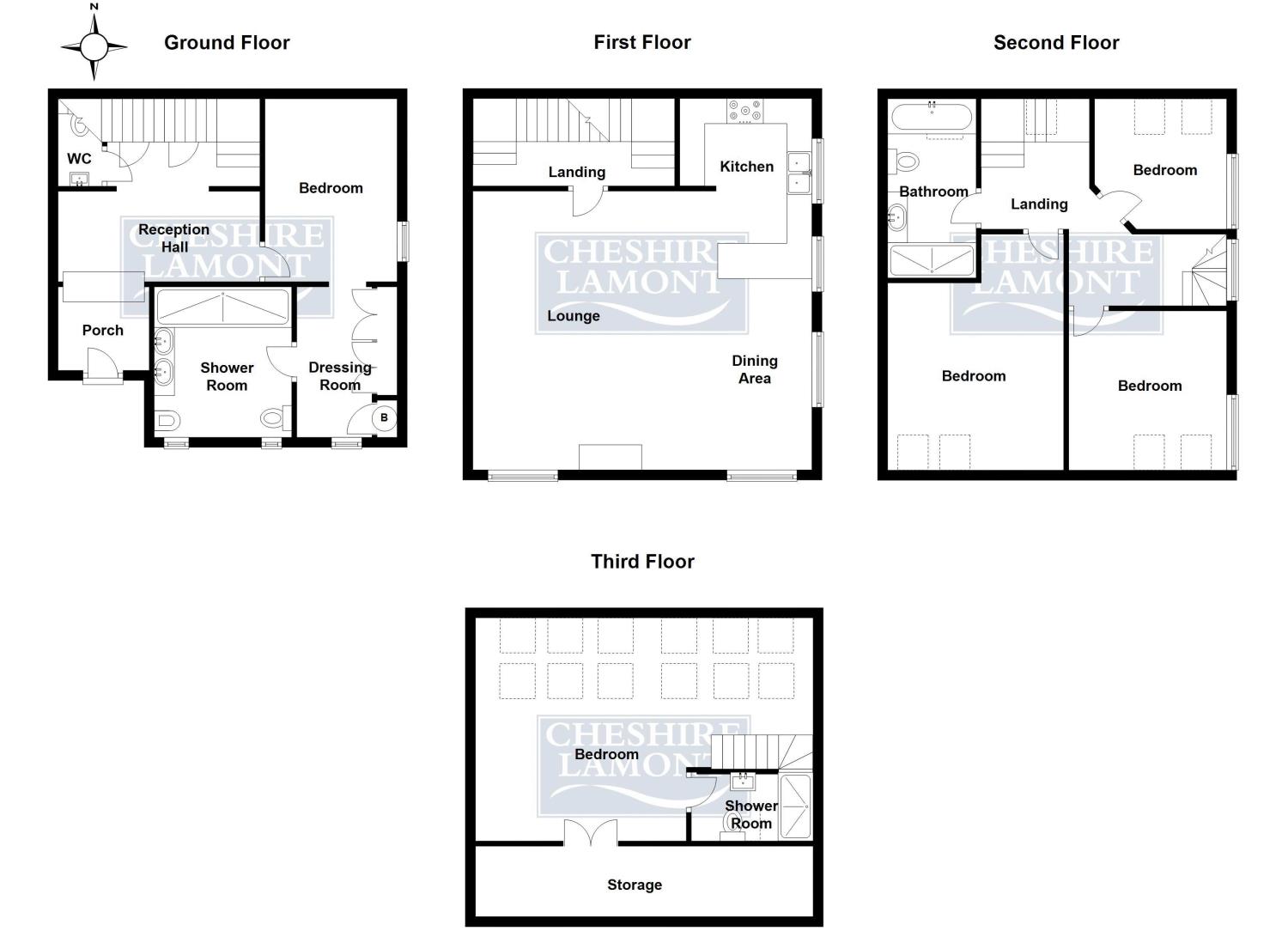 The Old Constabulary, Welsh Row, Nantwich, Cheshire CW5, 4 bedroom town