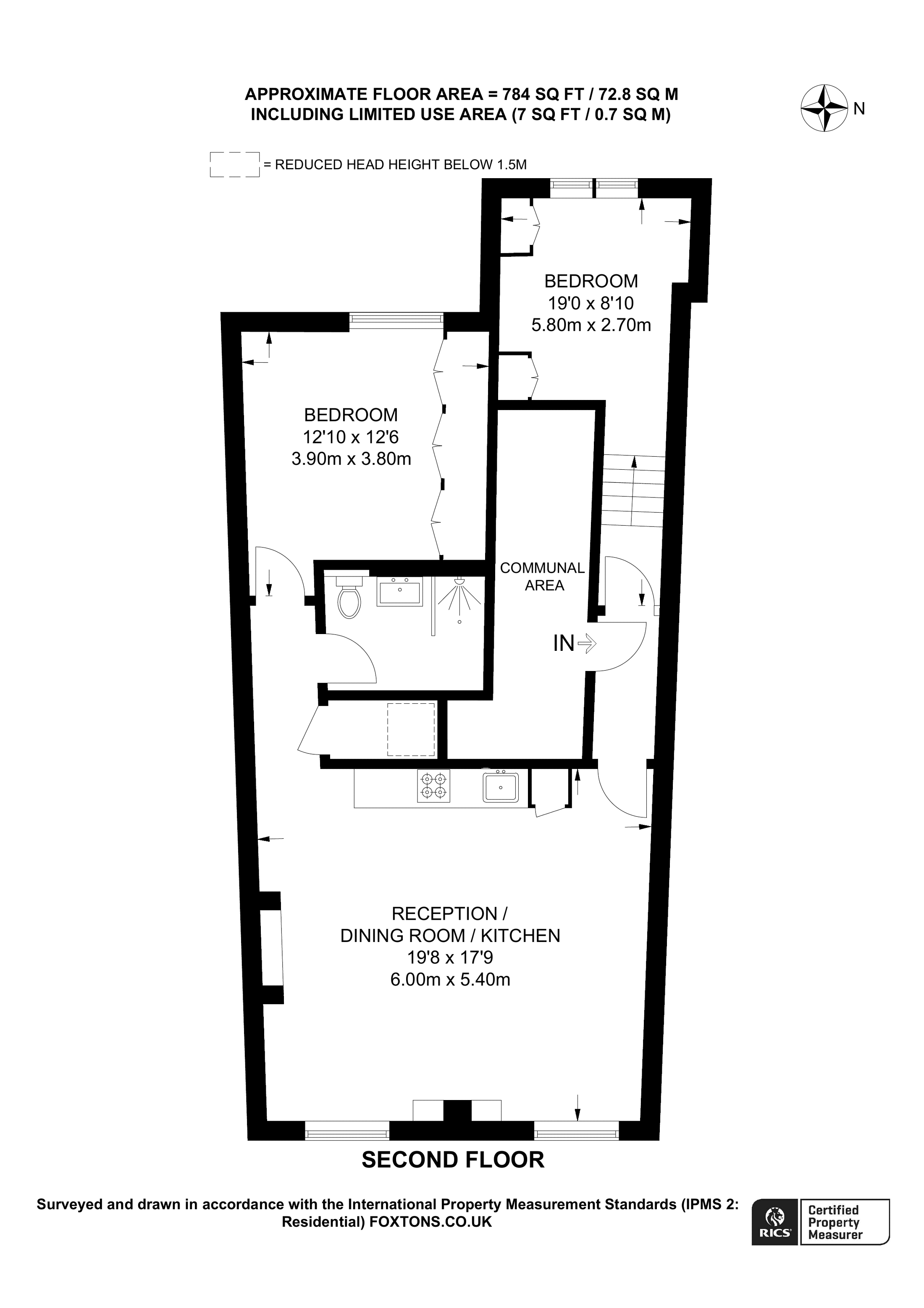 Linden Gardens, Notting Hill, London W2, 2 bedroom flat to rent