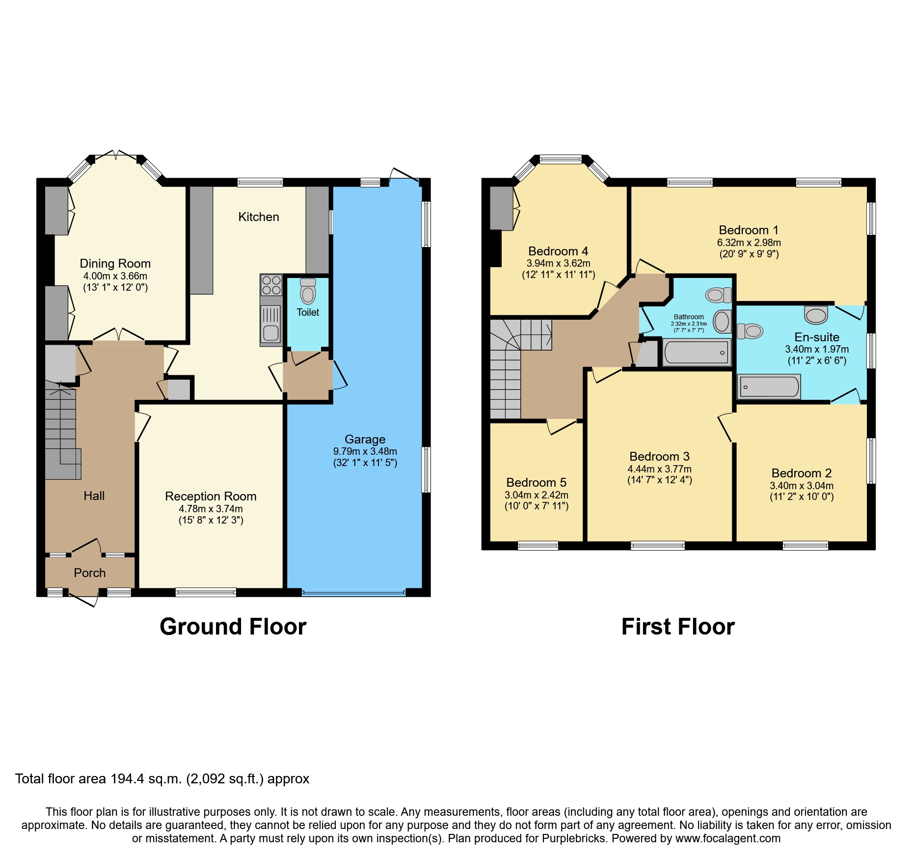 Woodcote Grove Road, Coulsdon CR5, 5 bedroom semidetached house for