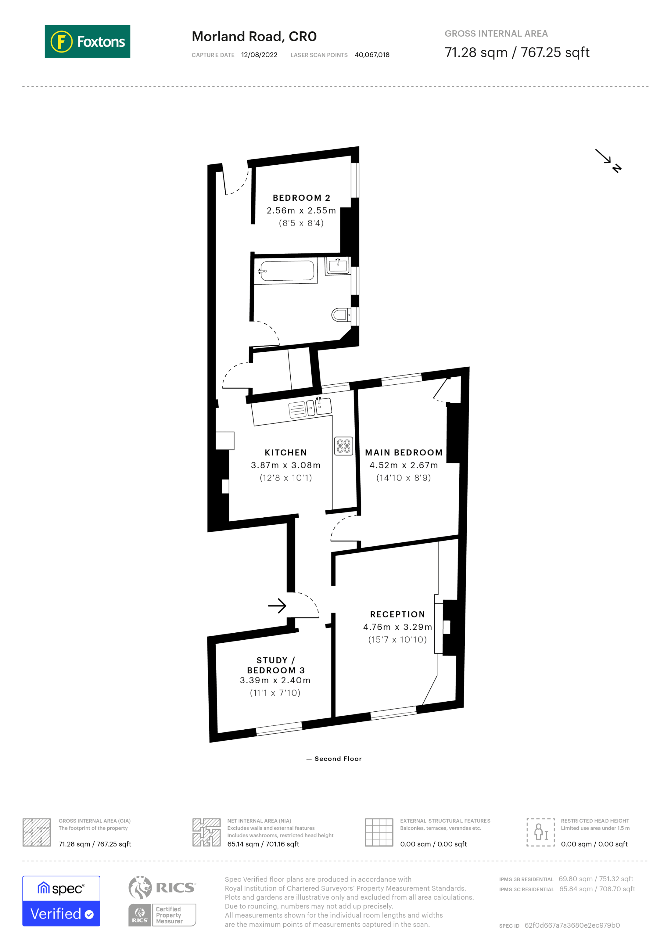 Morland Road, Croydon CR0, 3 bedroom flat for sale 62207870