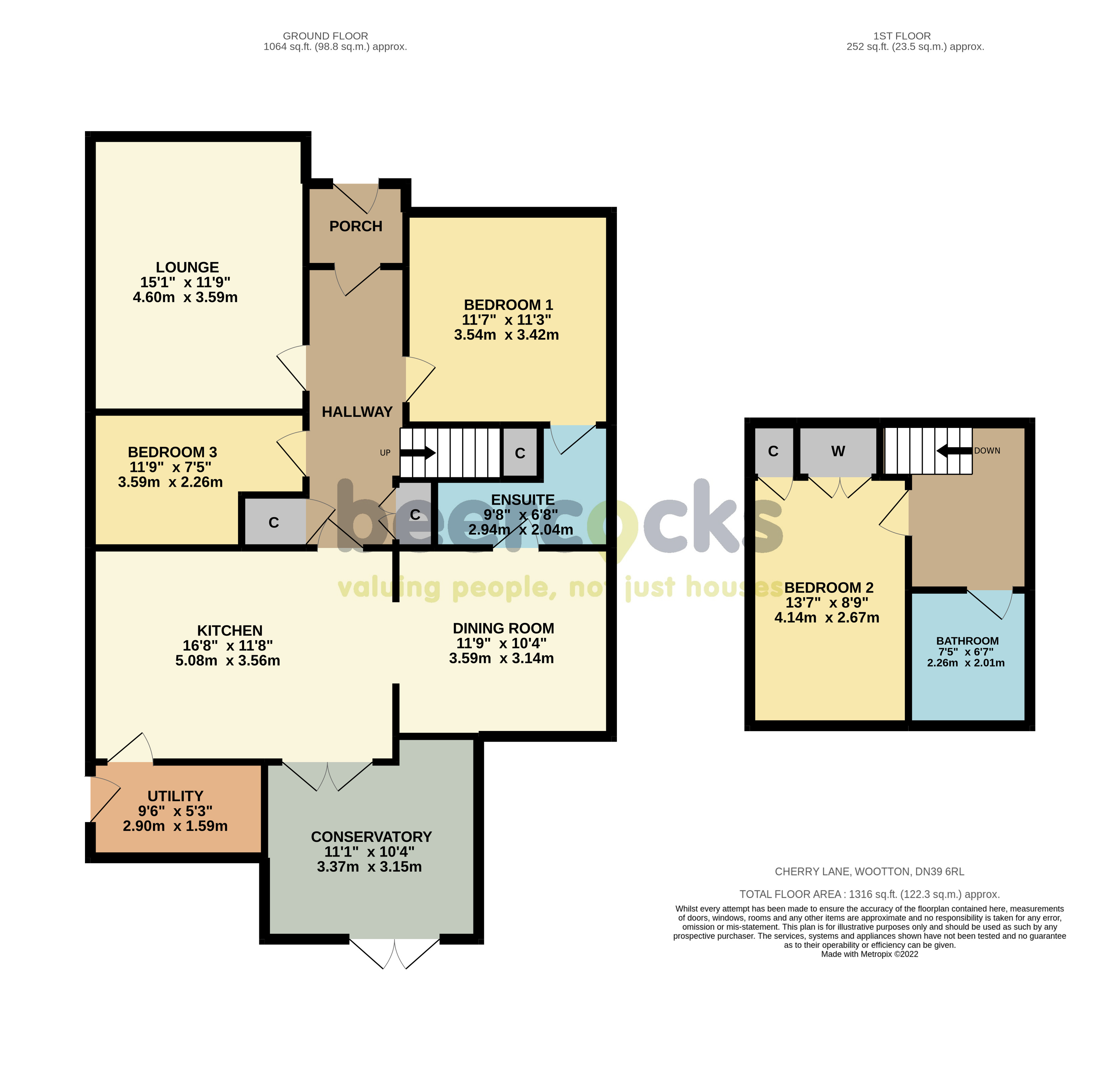 Cherry Lane, Wootton, Ulceby, Lincolnshire DN39, 3 bedroom bungalow for