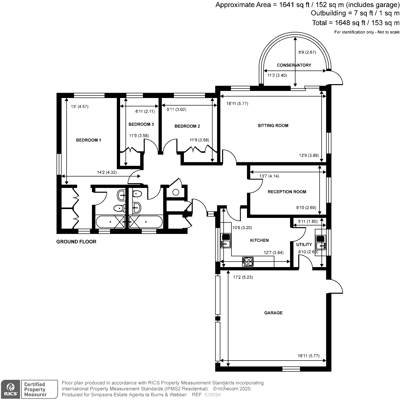 3 bed detached bungalow for sale in Mayfield, Rowledge, Farnham GU10