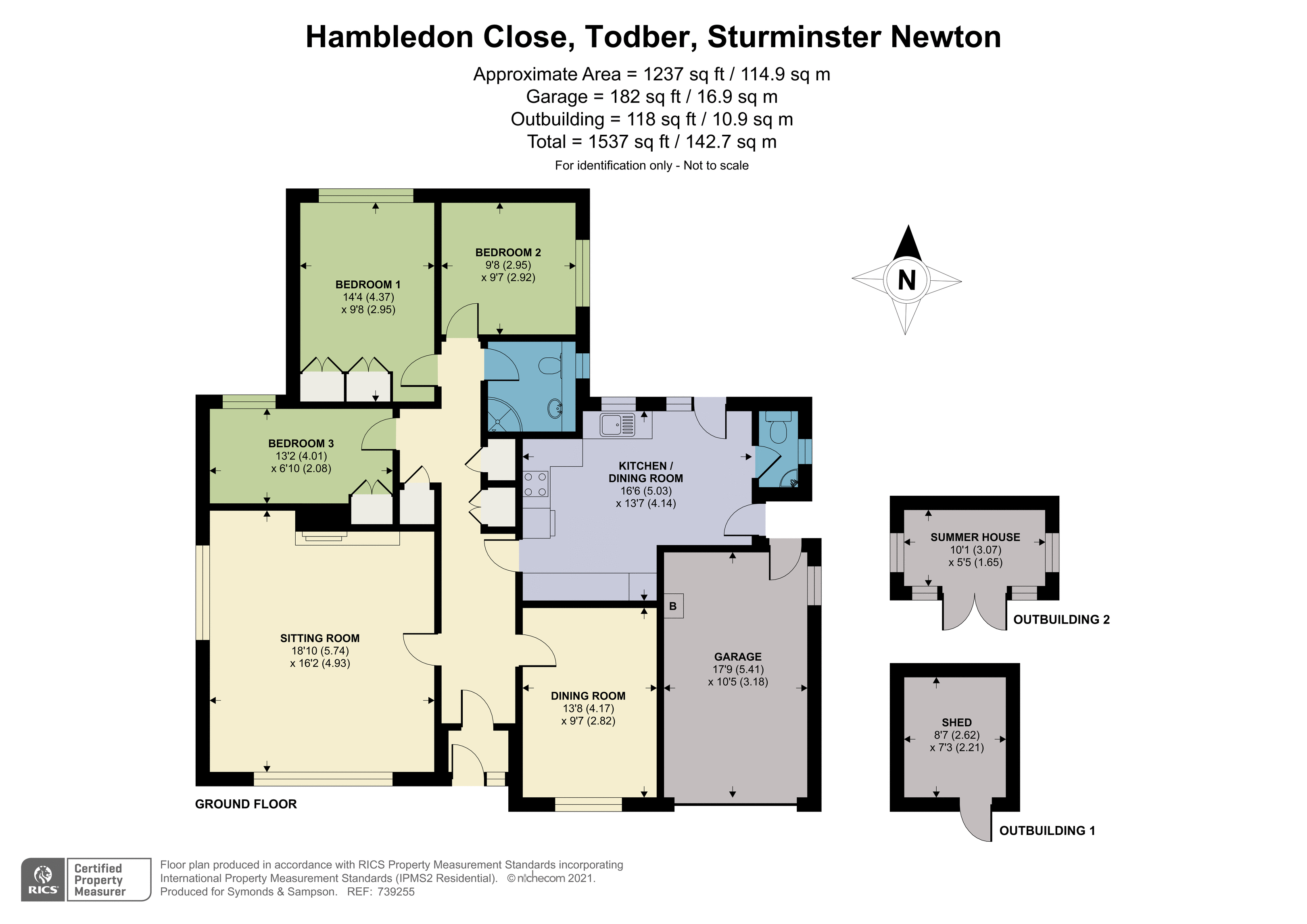 Hambledon Close, Todber, Sturminster Newton, Dorset DT10, 3 bedroom