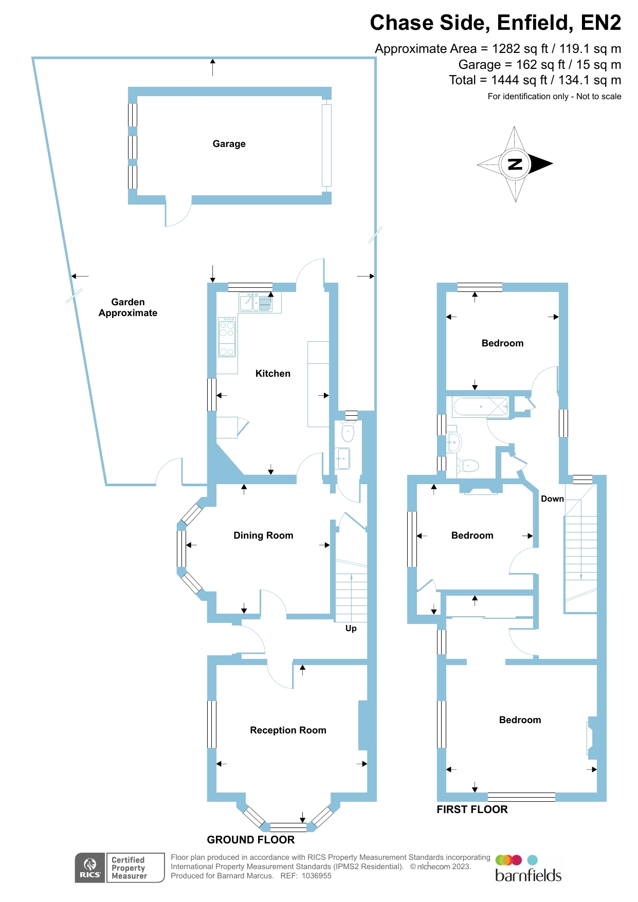 Chase Side, Enfield EN2, 4 bedroom end terrace house for sale