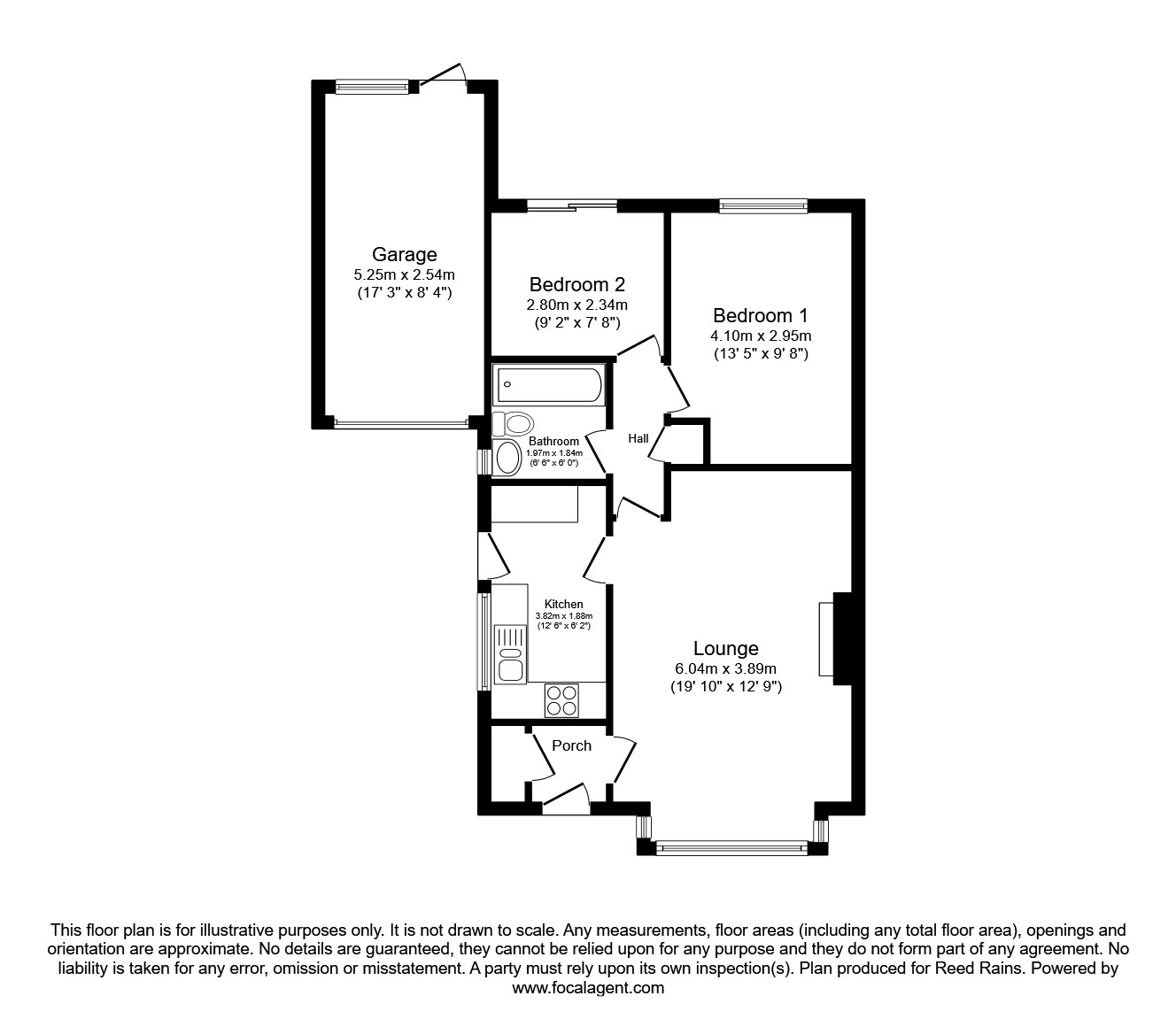Todd Lane North, Lostock Hall, Preston PR5, 2 bedroom bungalow for sale