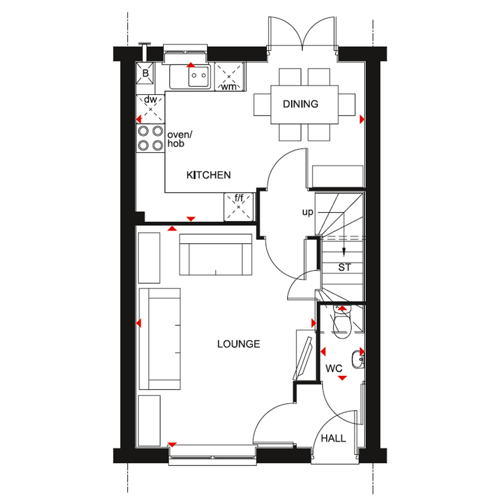 Nuffield Road, St. Neots, Cambridgeshire PE19, 3 bedroom terraced house