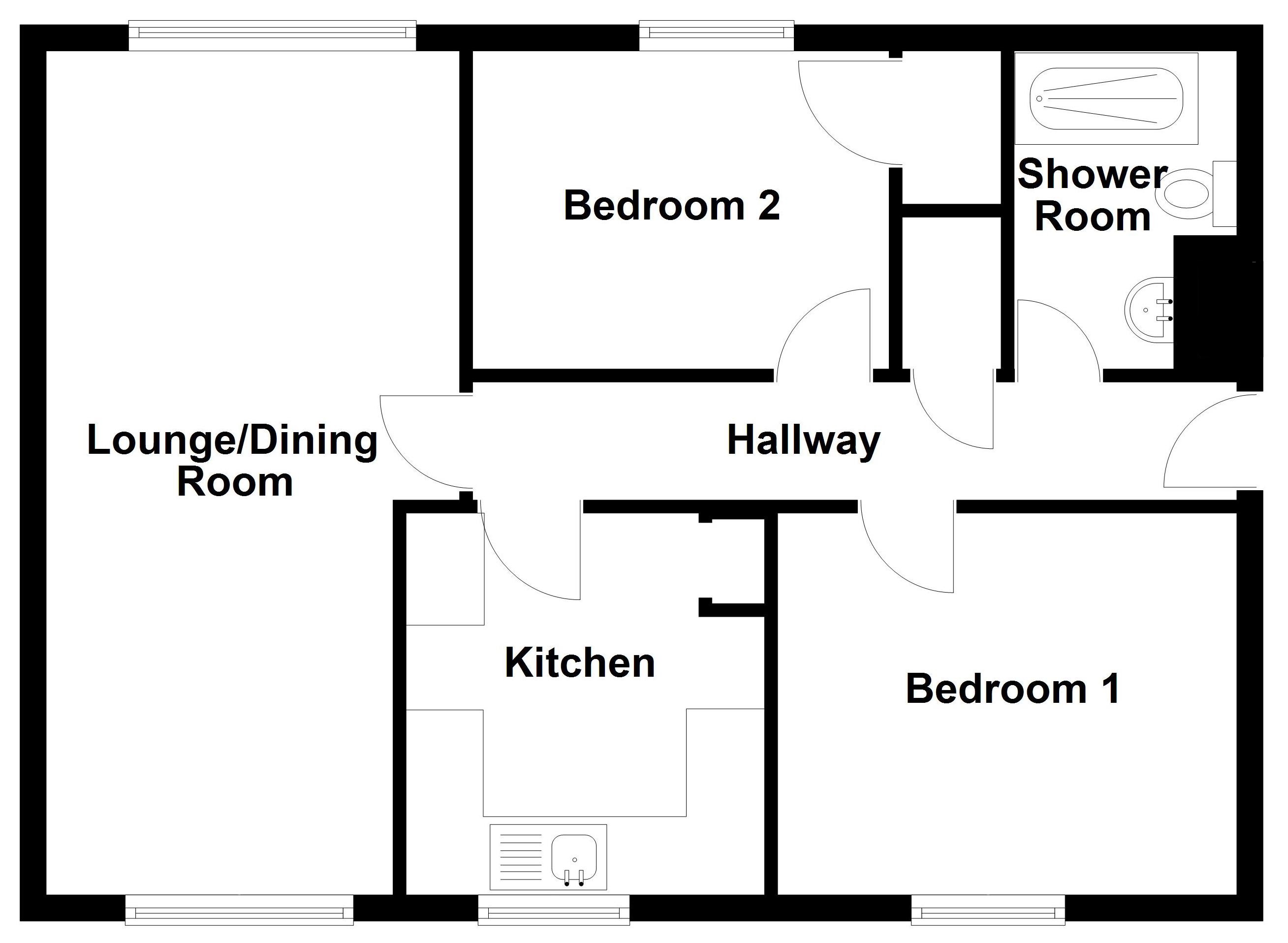 Black Path, Polegate BN26, 2 bedroom flat for sale 61804728