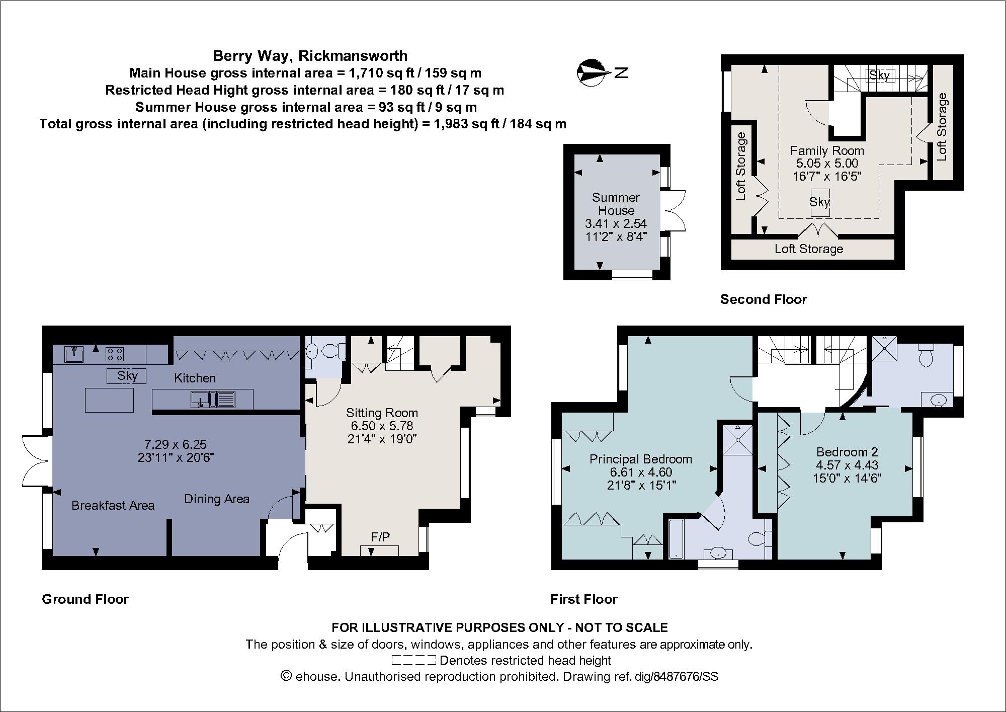 Berry Way, Rickmansworth, Hertfordshire WD3, 2 bedroom semidetached