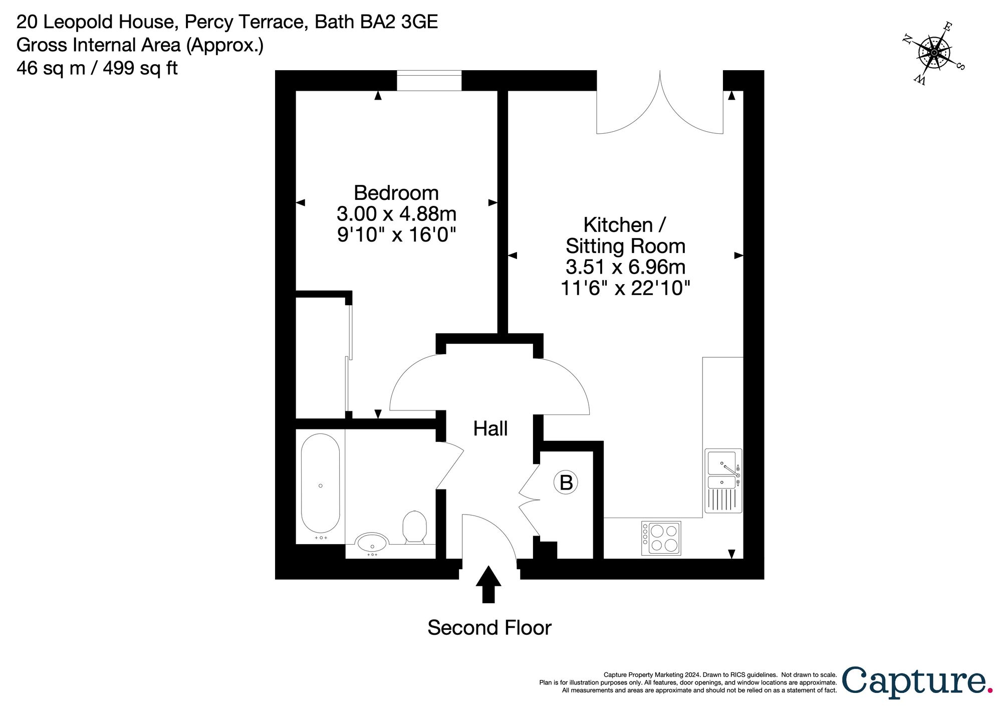 Percy Terrace, Bath BA2, 1 bedroom flat for sale 68656304 PrimeLocation
