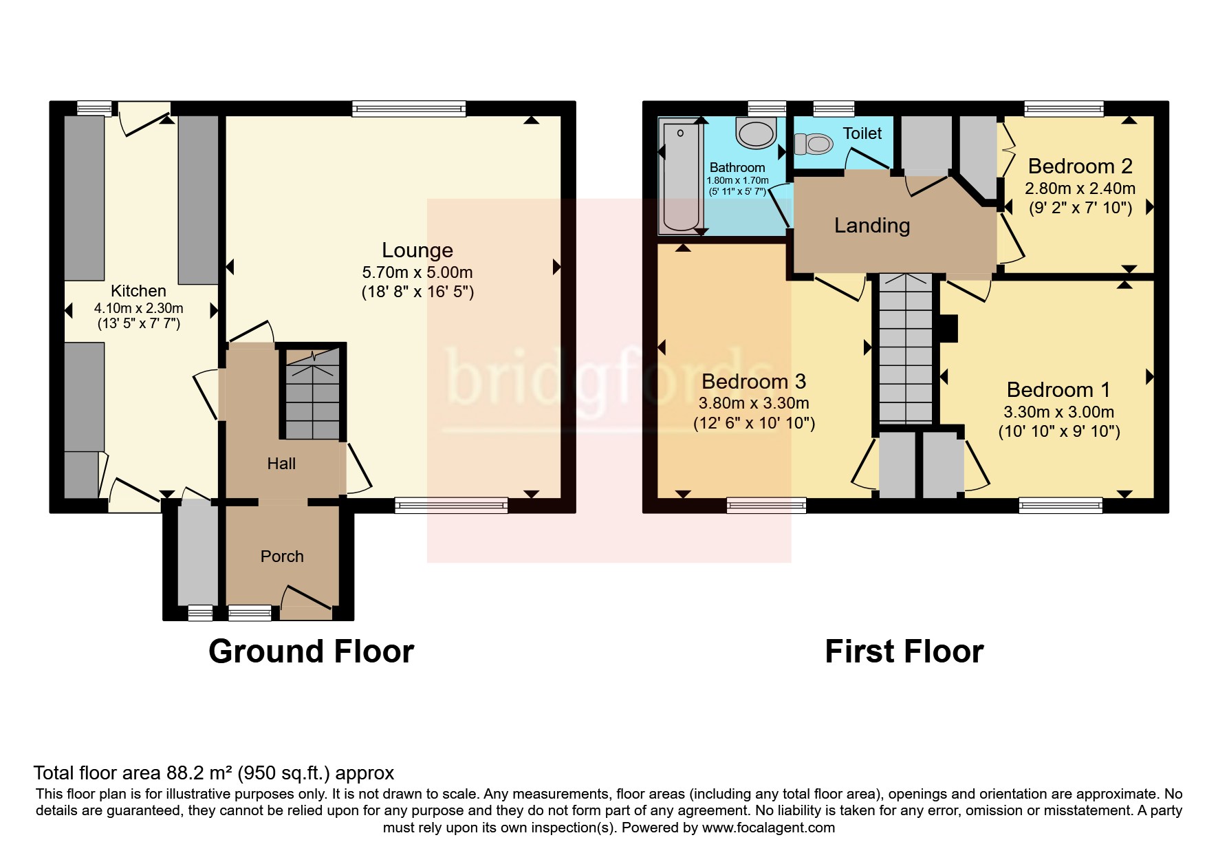 3 bed terraced house for sale in Stokesay Road, Tern Hill, Buntingsdale