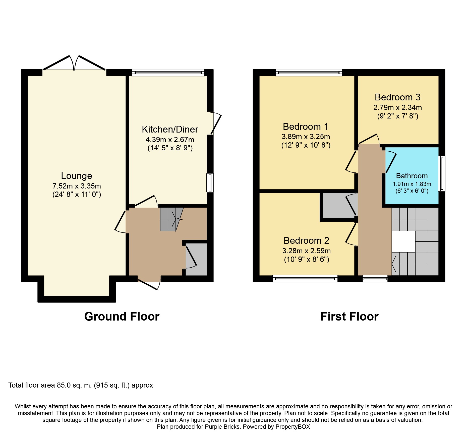 3 bed detached house for sale in Brooks Lane, Whitwick, Coalville LE67
