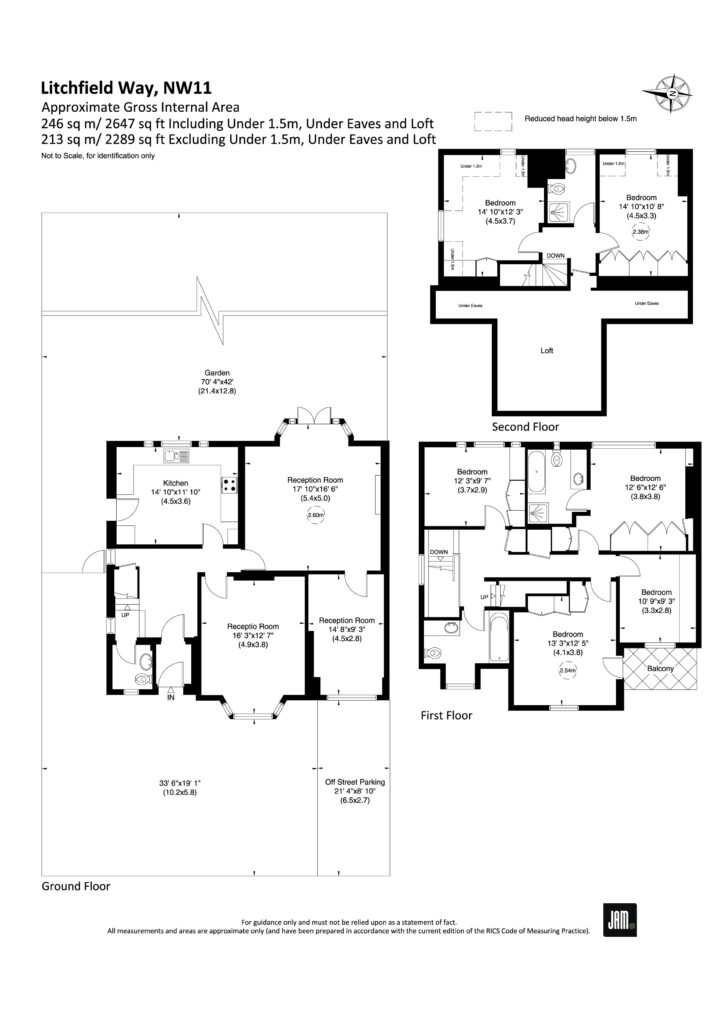 Litchfield Way, Hampstead Garden Suburb NW11, 6 bedroom semidetached