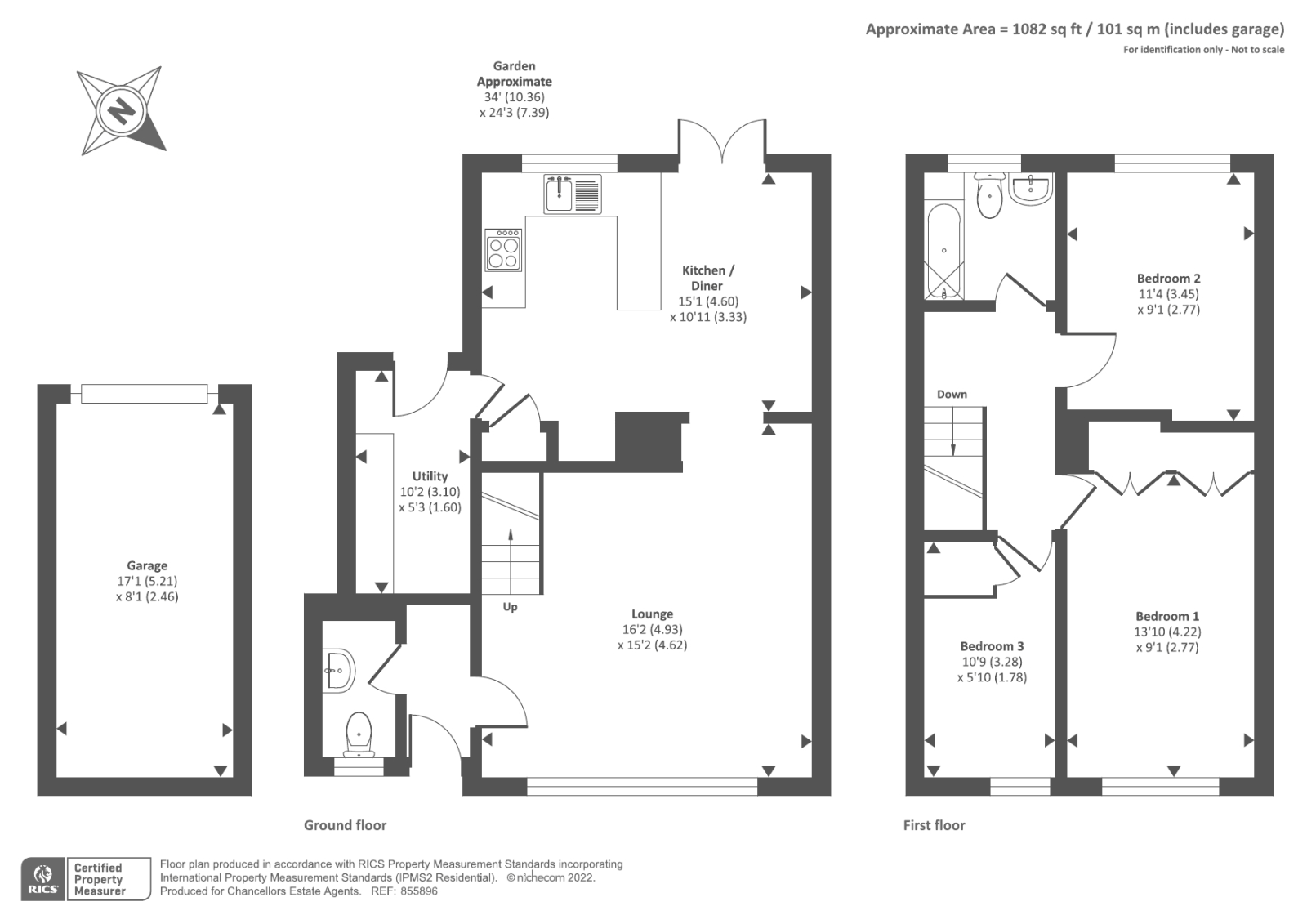 Farmers Close, Witney OX28, 3 bedroom detached house for sale