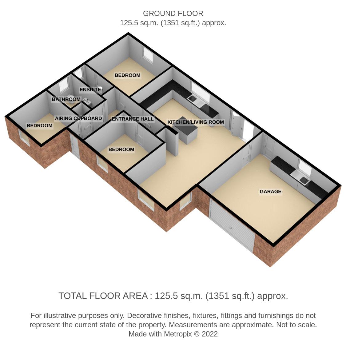 North Road, Hemsby, Great Yarmouth NR29, 3 bedroom detached bungalow