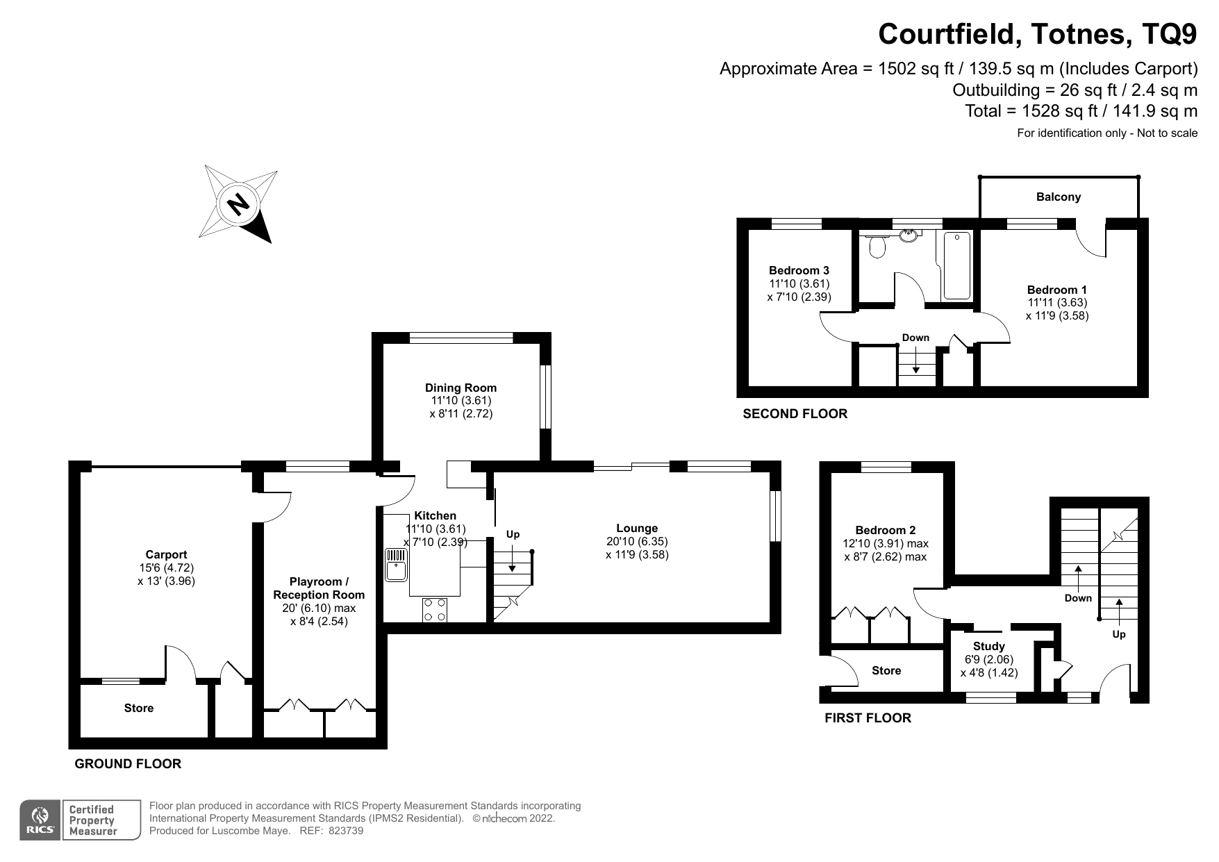 Courtfield, Totnes TQ9, 3 bedroom detached house for sale 61020296