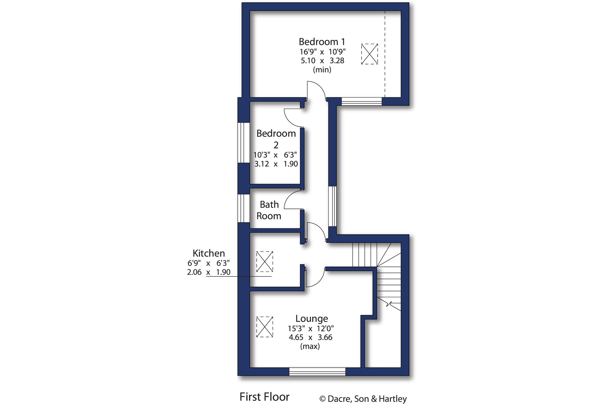 Hallowes Park Road, Cullingworth, West Yorkshire BD13, 2 bedroom flat for sale 54804225