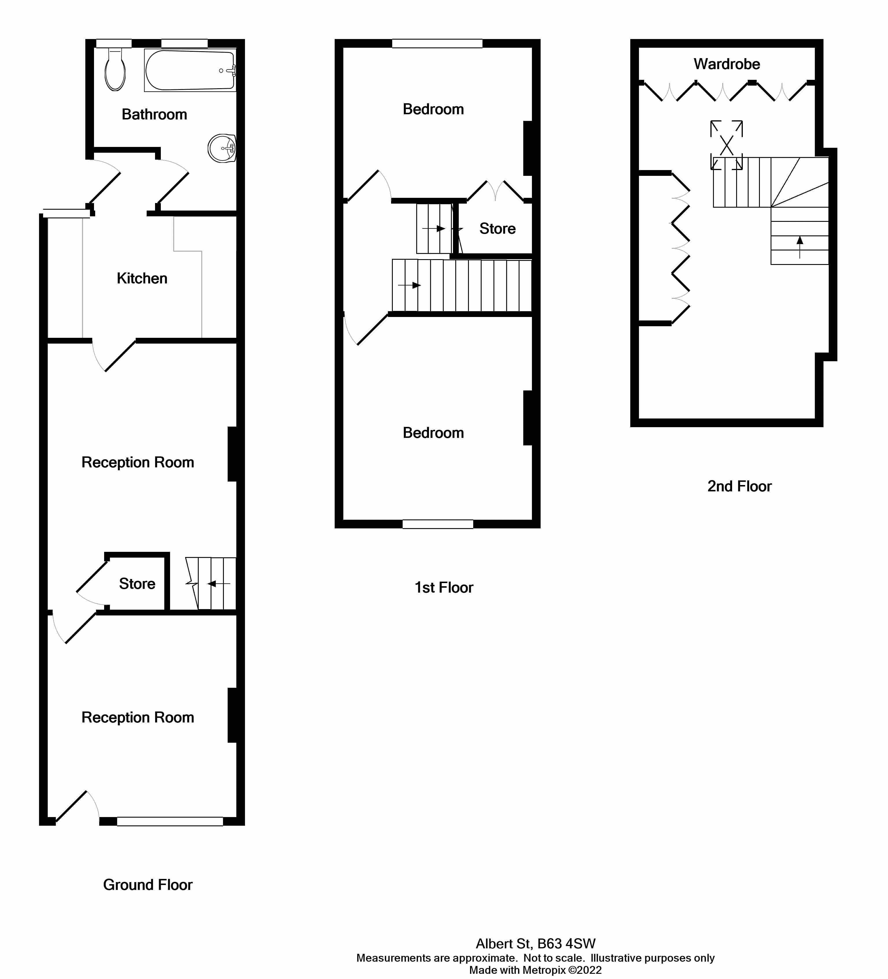 Albert Road, Halesowen B63, 2 bedroom terraced house for sale