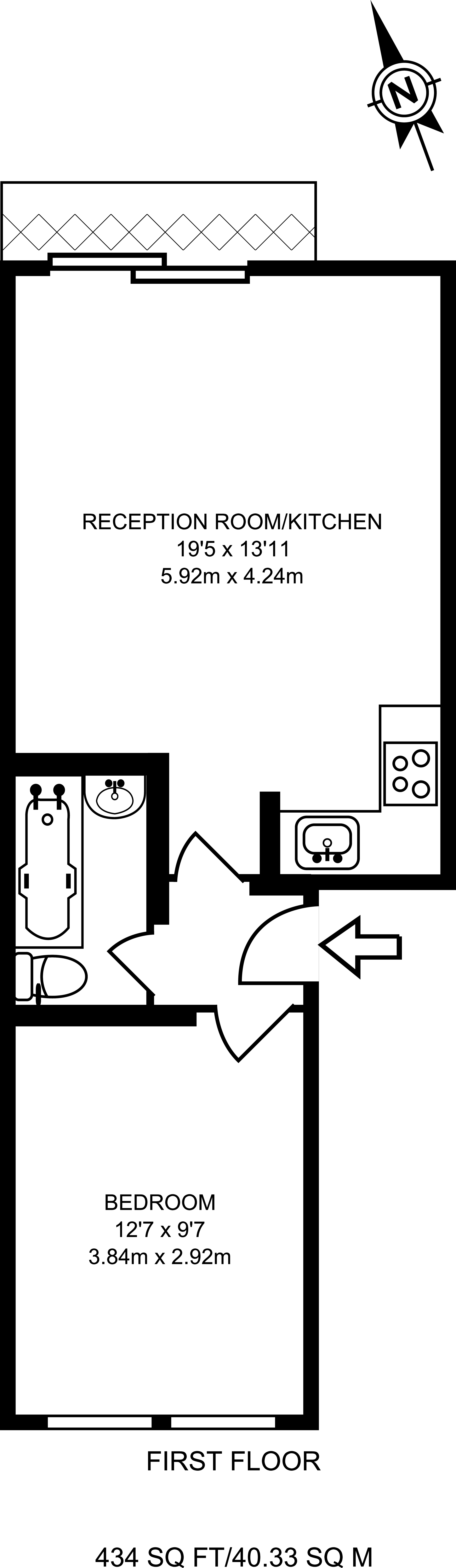 Tower Hamlets Road, Forest Gate, London E7, 1 bedroom flat to rent