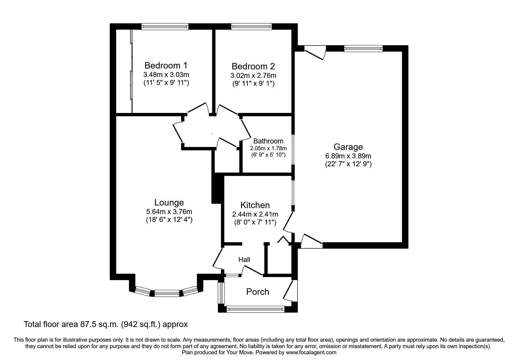 Henlow Close, Tipton, West Midlands DY4, 2 bedroom bungalow for sale