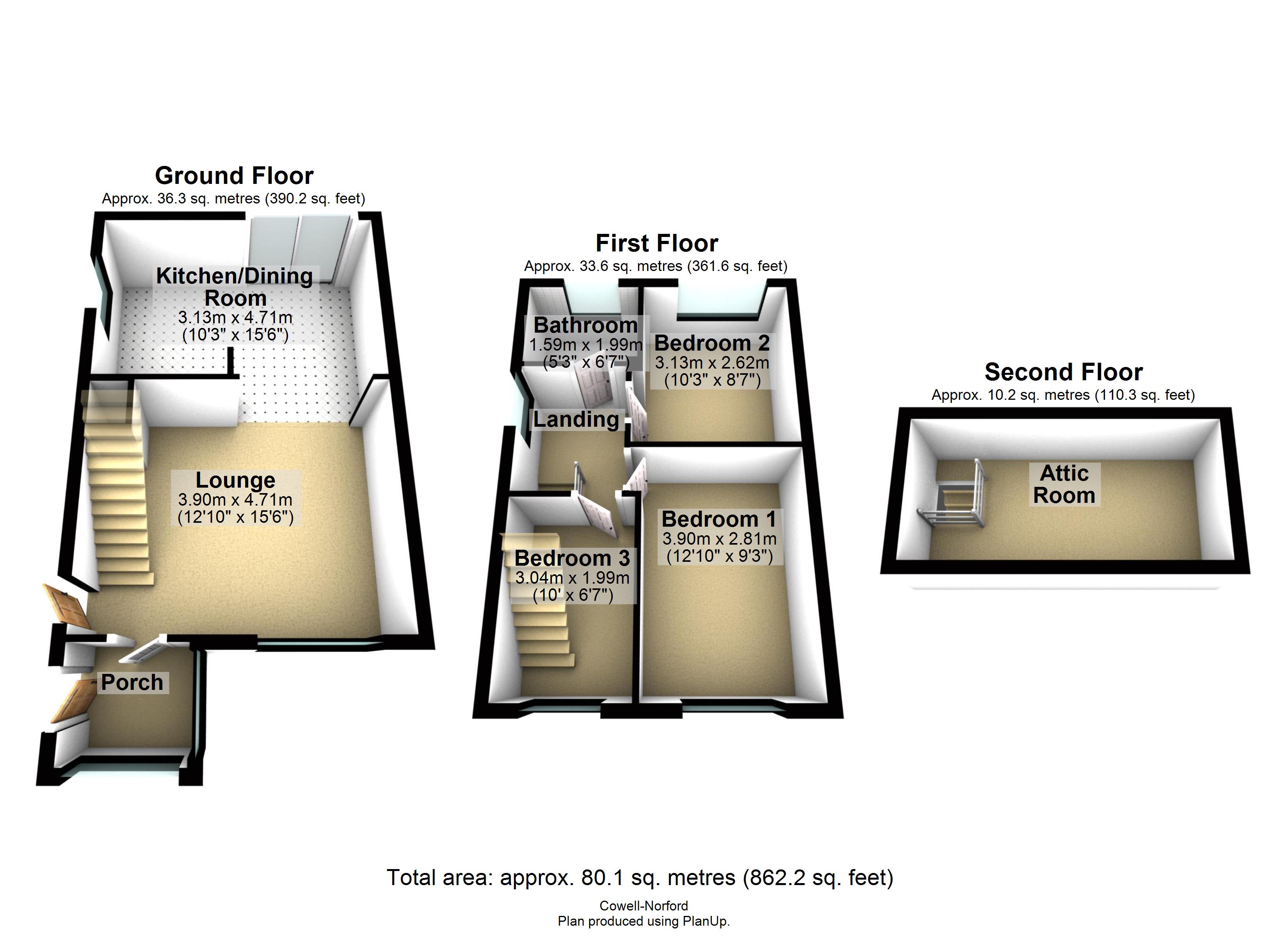 Fairfax Drive, Littleborough, Greater Manchester OL15, 3 bedroom semi