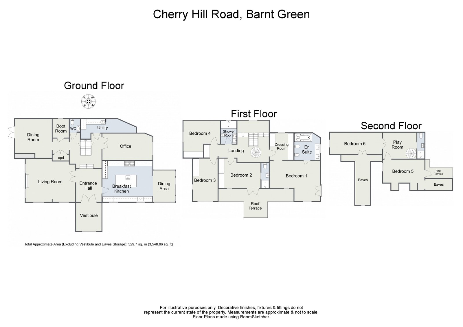 Cherry Hill Road, Barnt Green B45, 6 bedroom detached house for sale