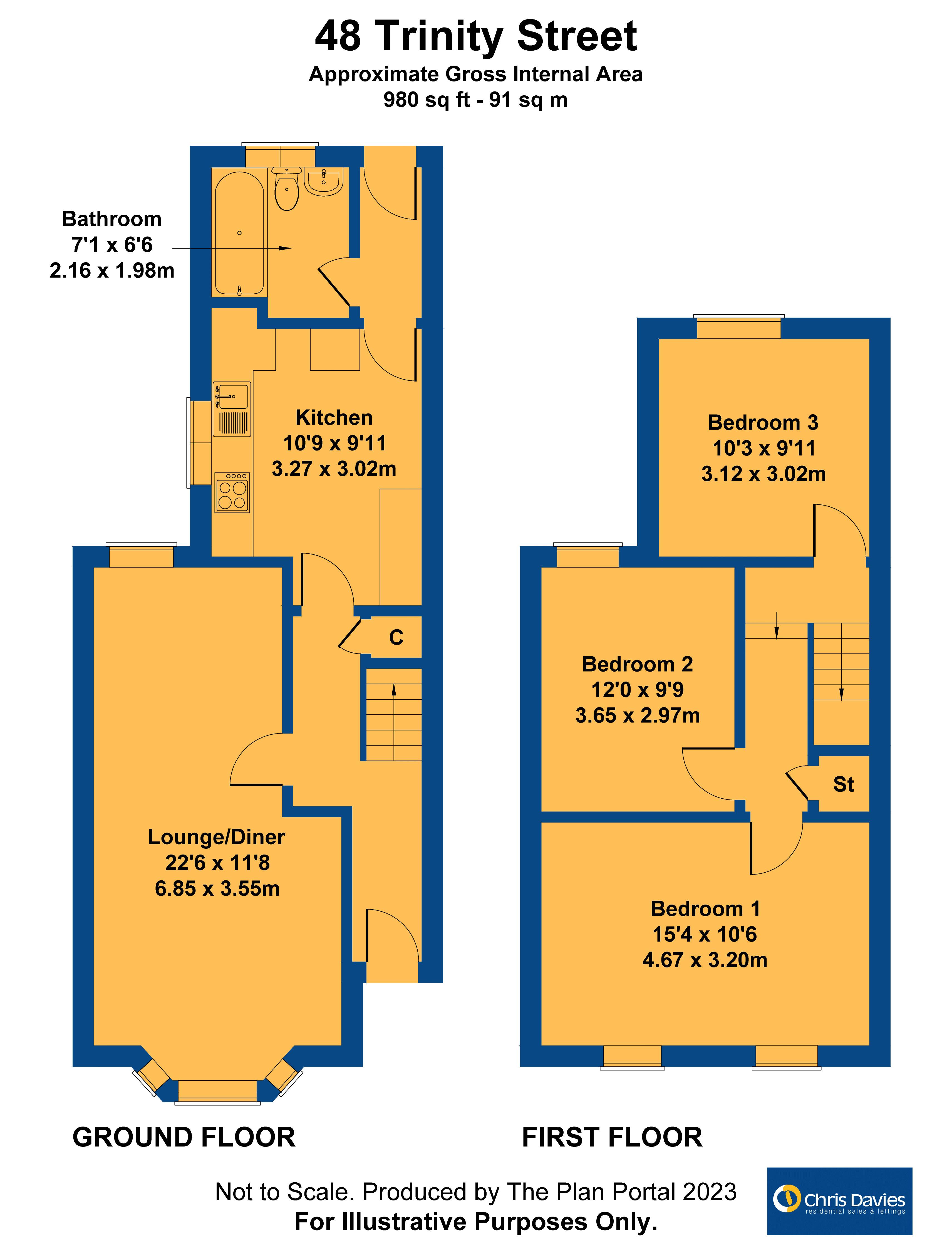 Trinity Street, Barry CF62, 3 bedroom terraced house for sale 64435891 PrimeLocation