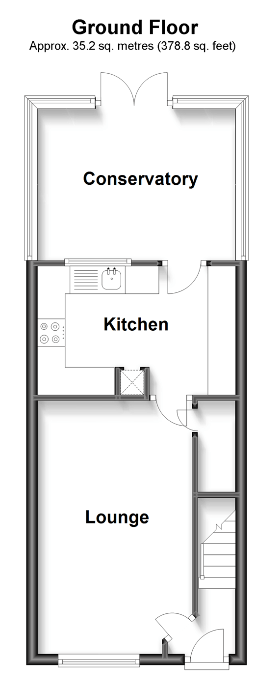 Edwards Way, Littlehampton, West Sussex BN17, 2 bedroom terraced house