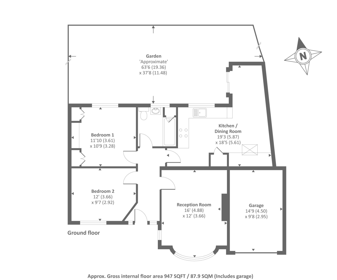 2 bed bungalow for sale in Haslemere Avenue, East EN4 Zoopla