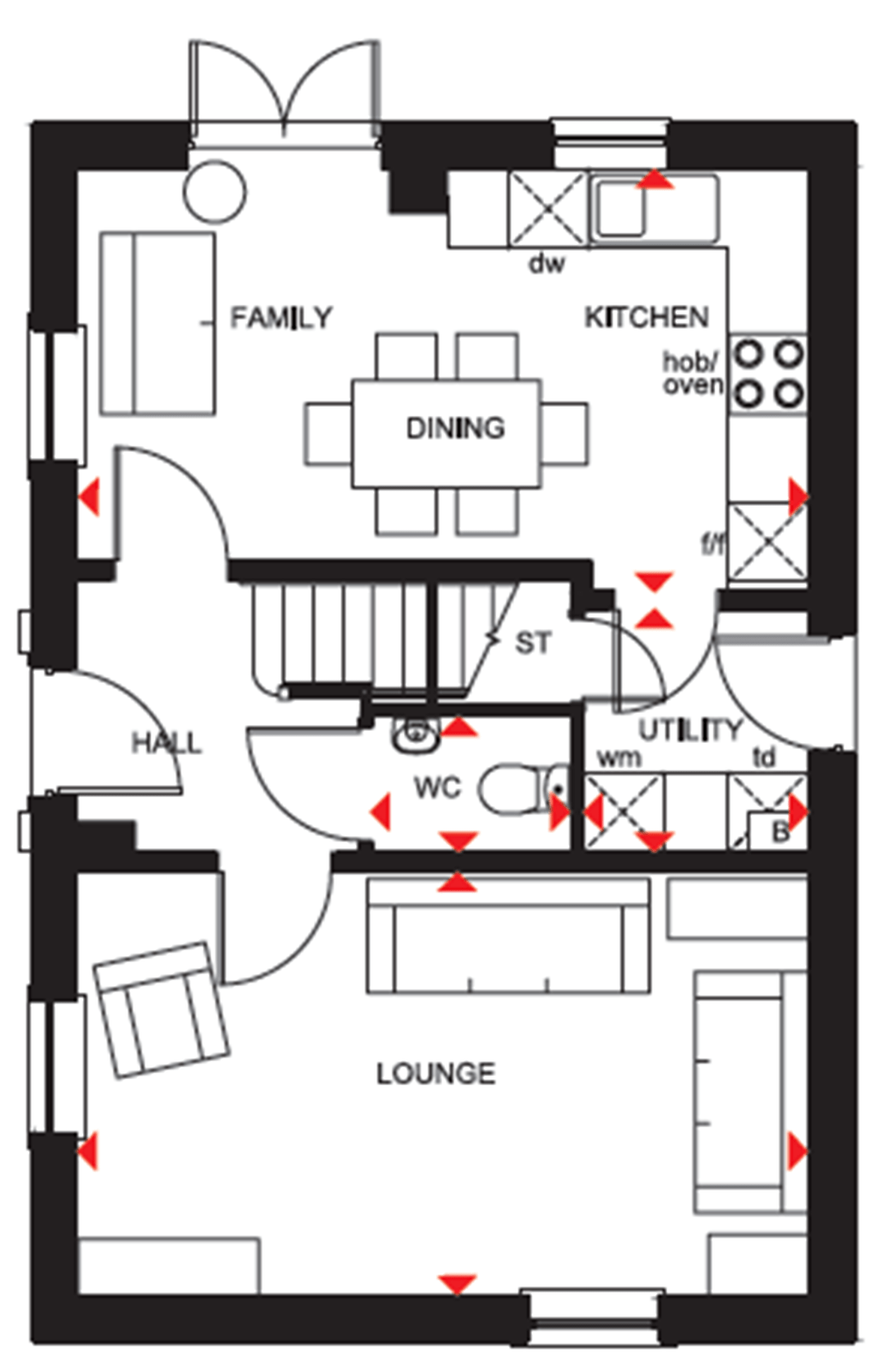 "Hadley" at Scotgate Road, Honley, Holmfirth HD9, 3 bedroom end terrace