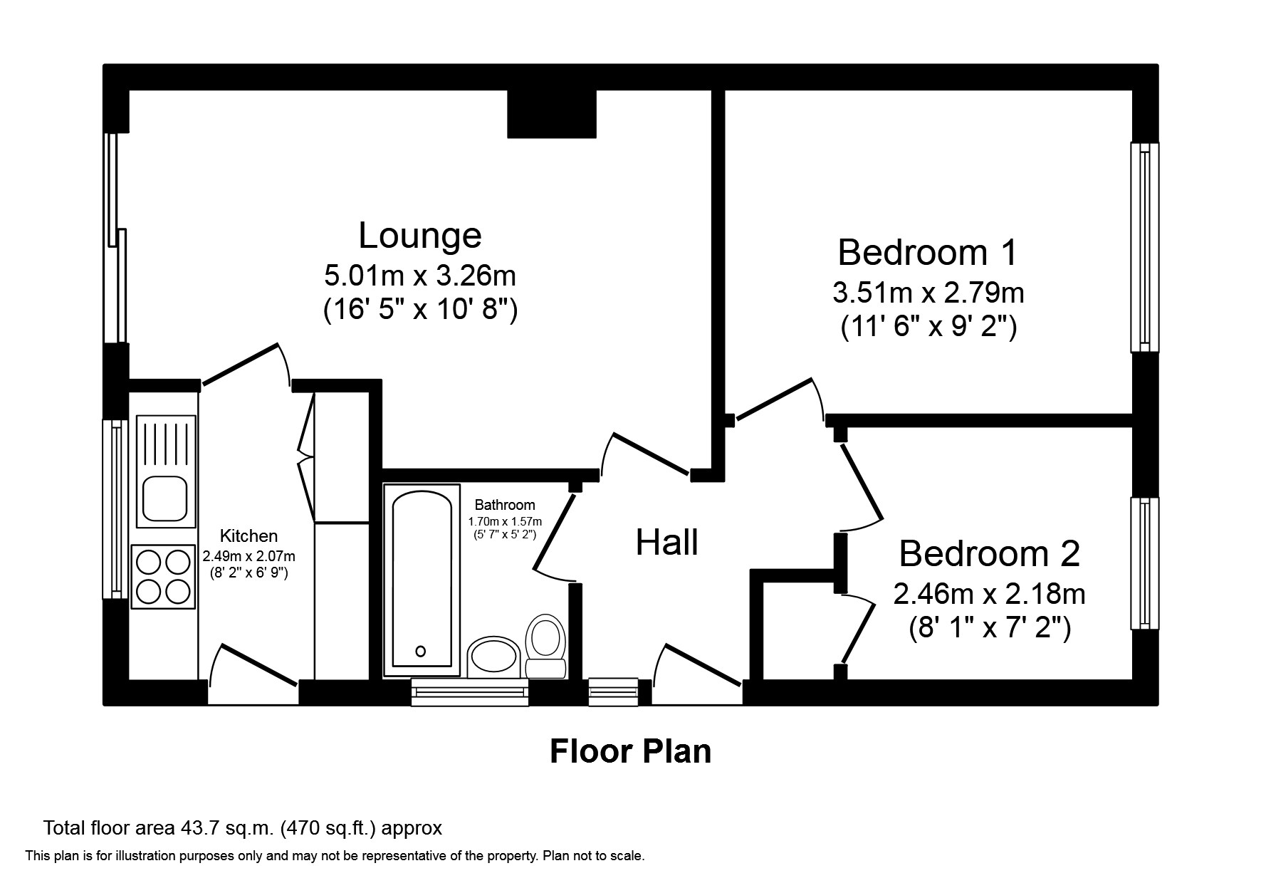 Larchwood Road, Exhall, Coventry CV7, 2 bedroom bungalow for sale