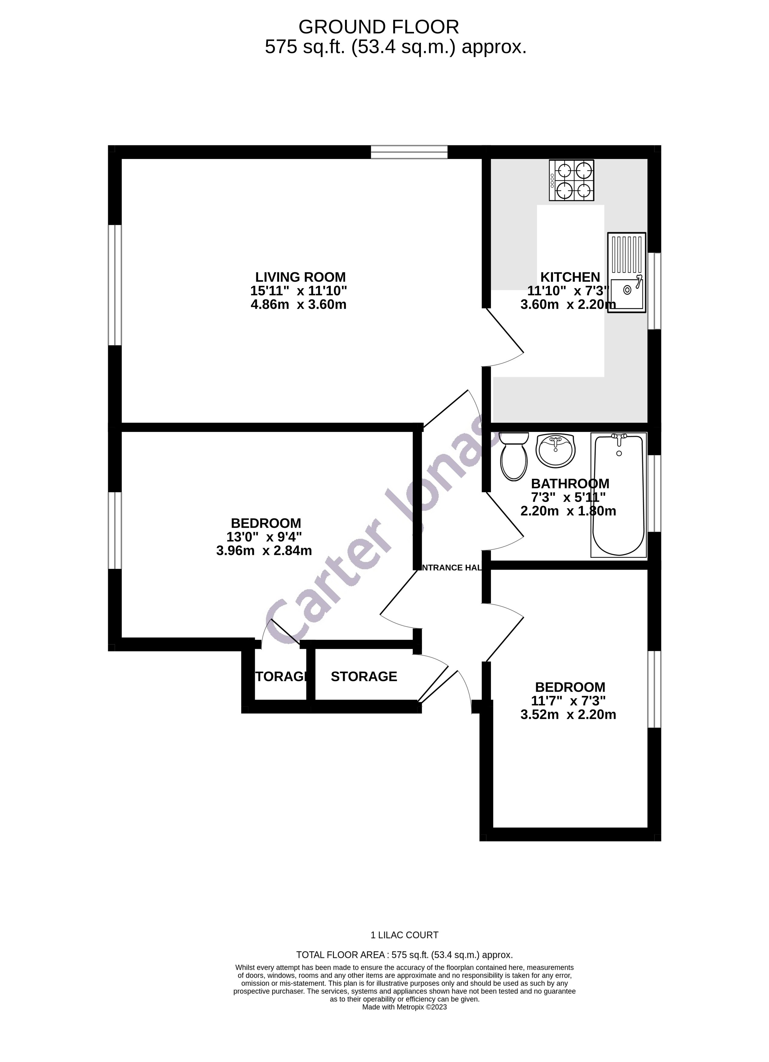 Lilac Court, Cambridge CB1, 2 bedroom flat to rent 64489441