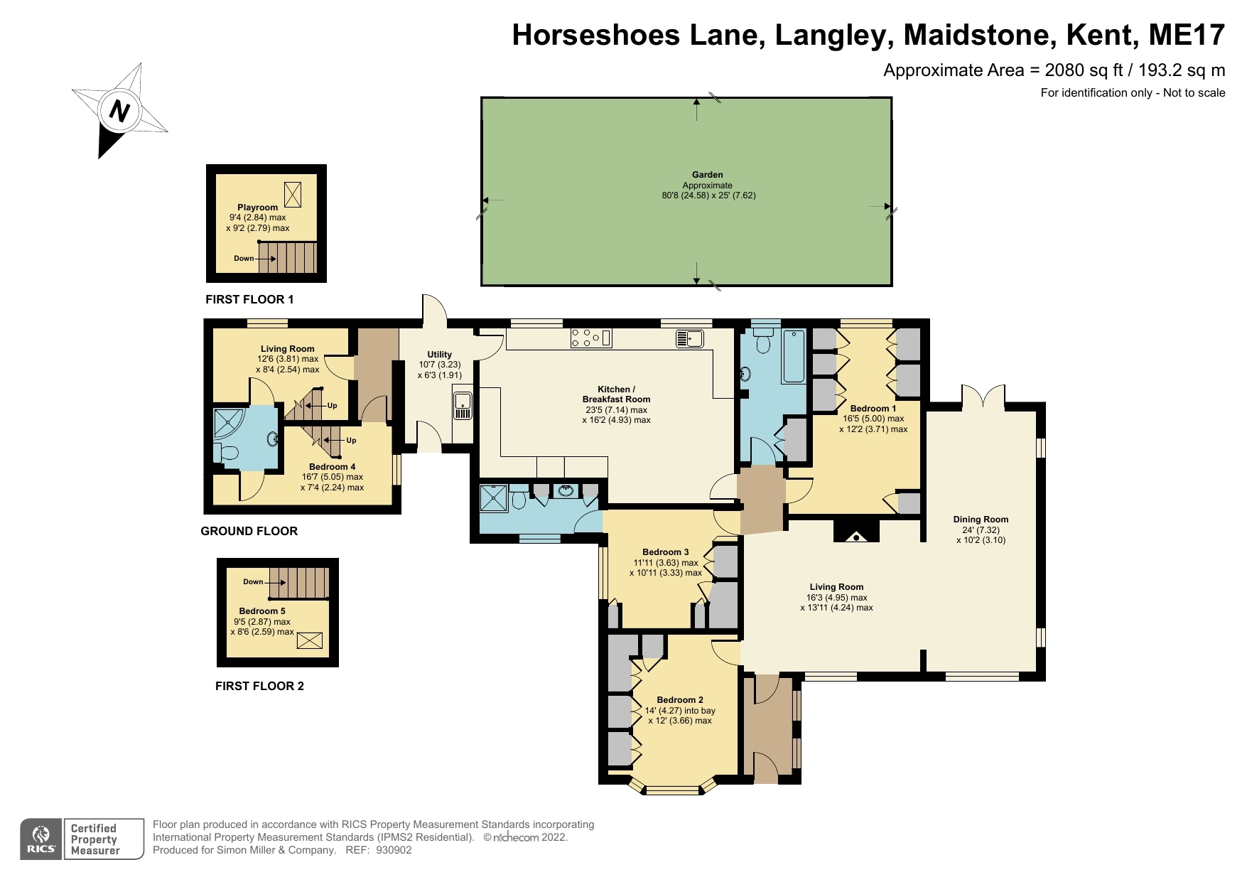 Horseshoes Lane, Langley, Maidstone ME17, 5 bedroom detached house for