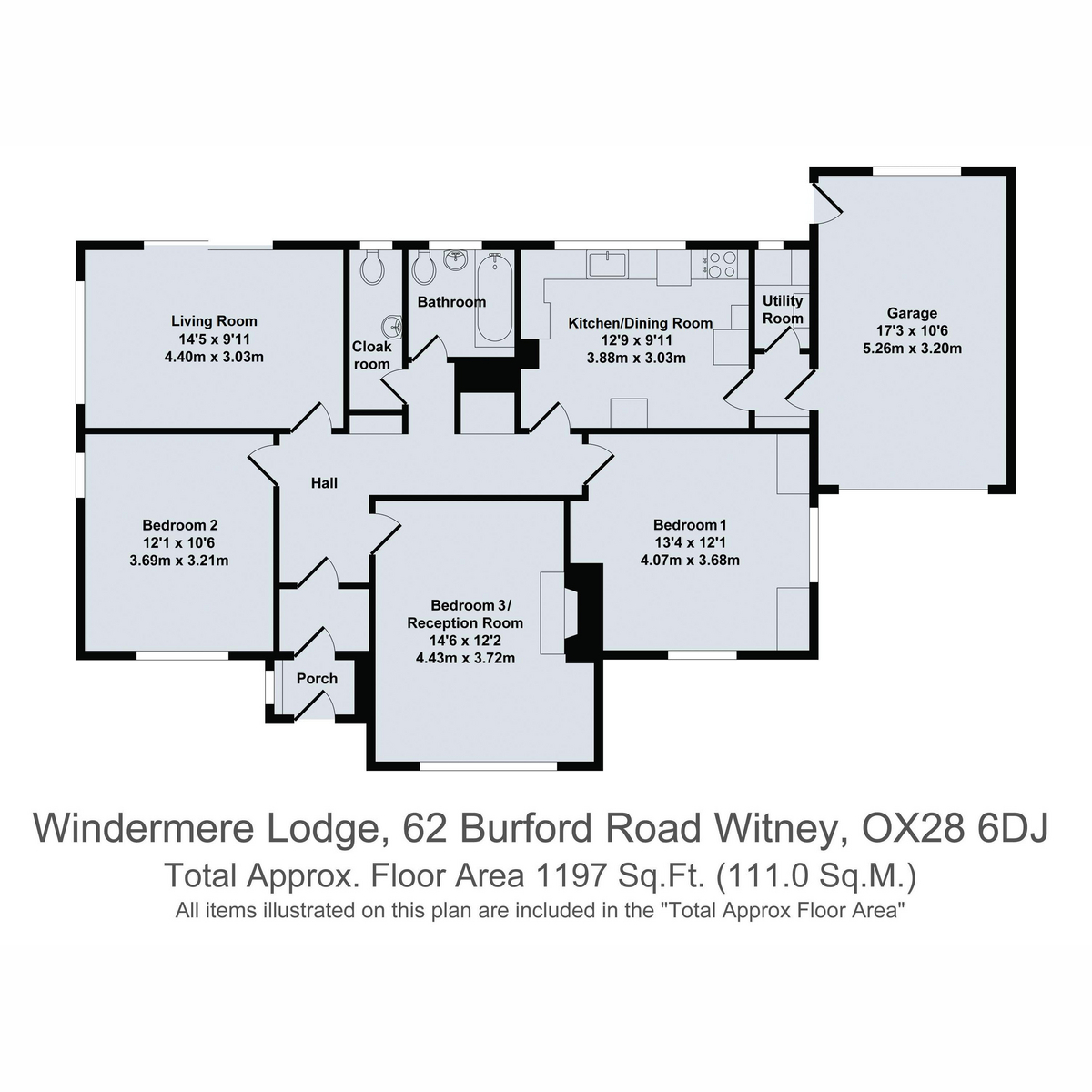 62 Burford Road, Witney OX28, 3 bedroom bungalow for sale 66270039
