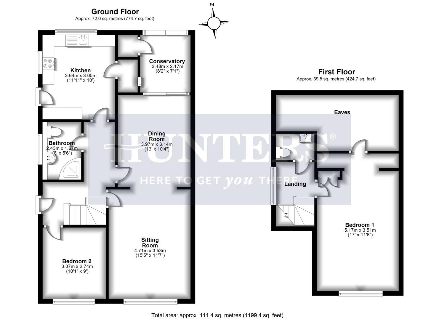 Stanhope Road, Longwell Green, Bristol BS30, 2 bedroom semidetached bungalow for sale
