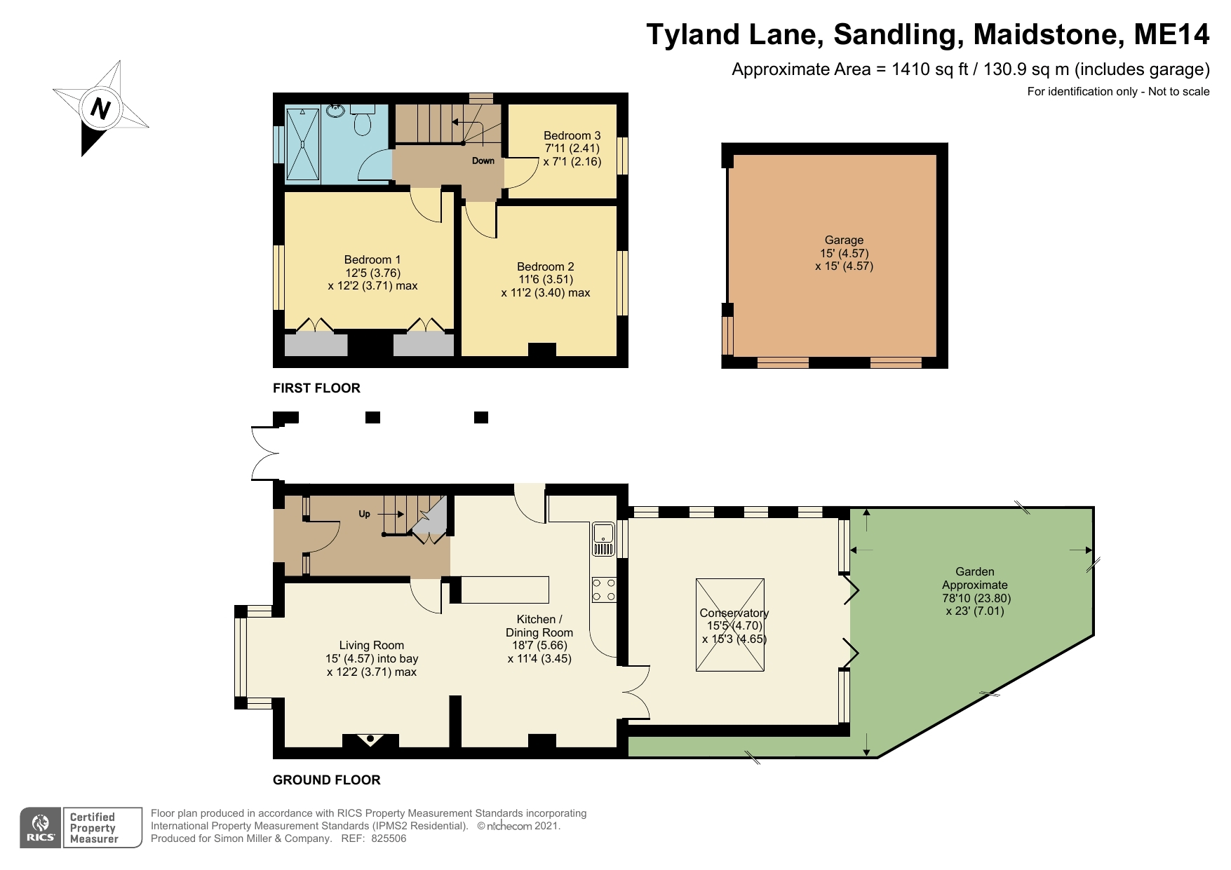 Tyland Lane, Sandling, Maidstone ME14, 3 bedroom semidetached house for sale 61143810