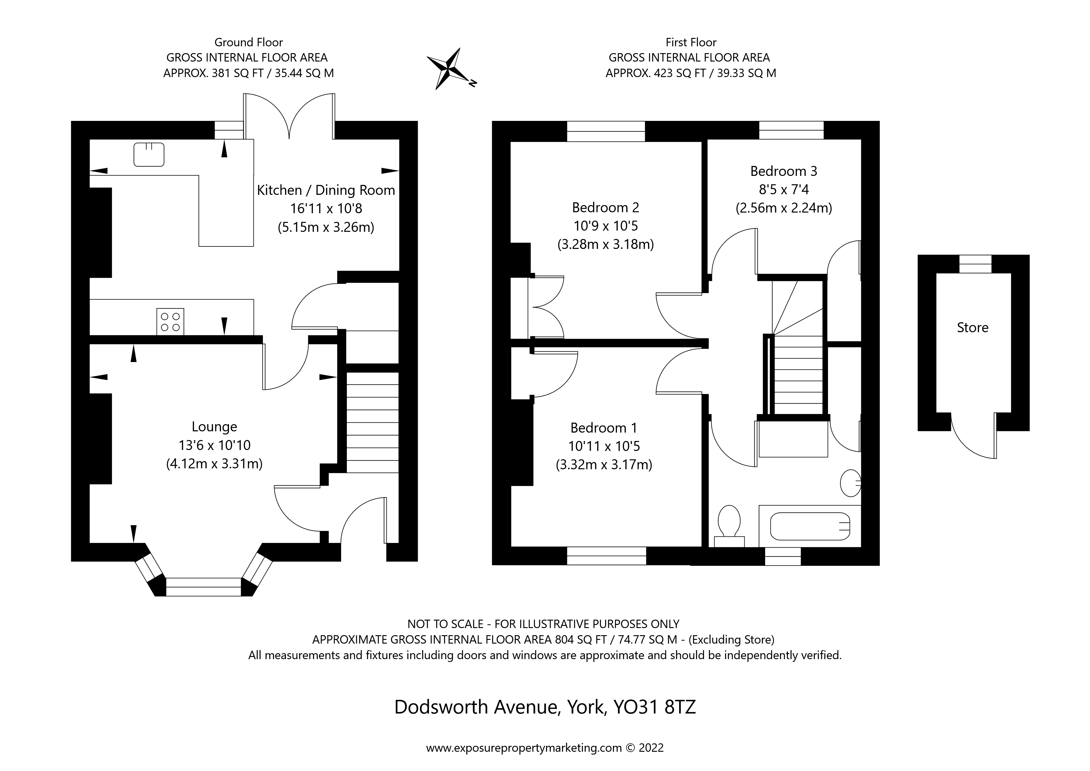 Dodsworth Avenue, York, North Yorkshire YO31, 3 bedroom terraced house