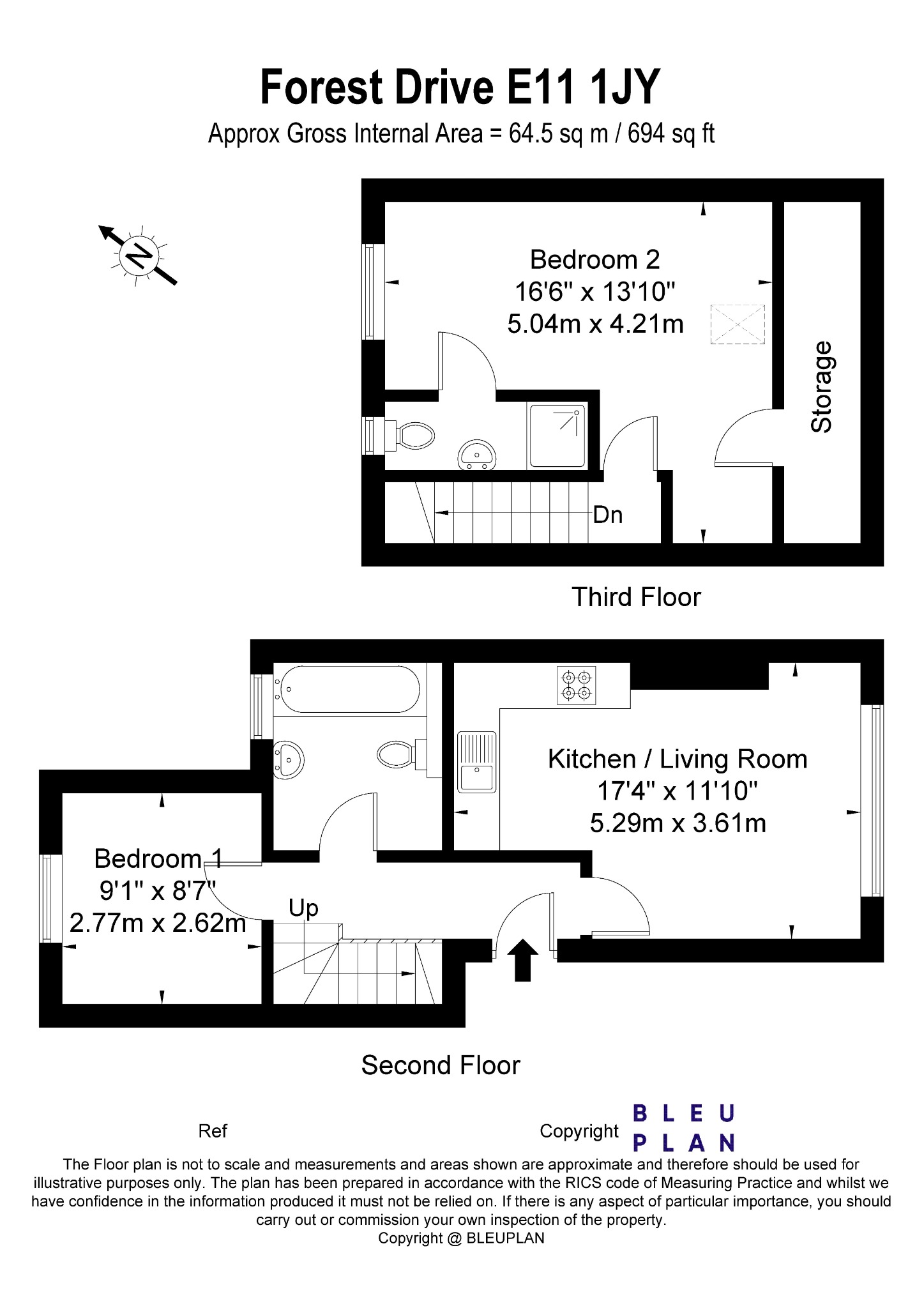Forest Drive East, London, Greater London E11, 2 bedroom terraced house