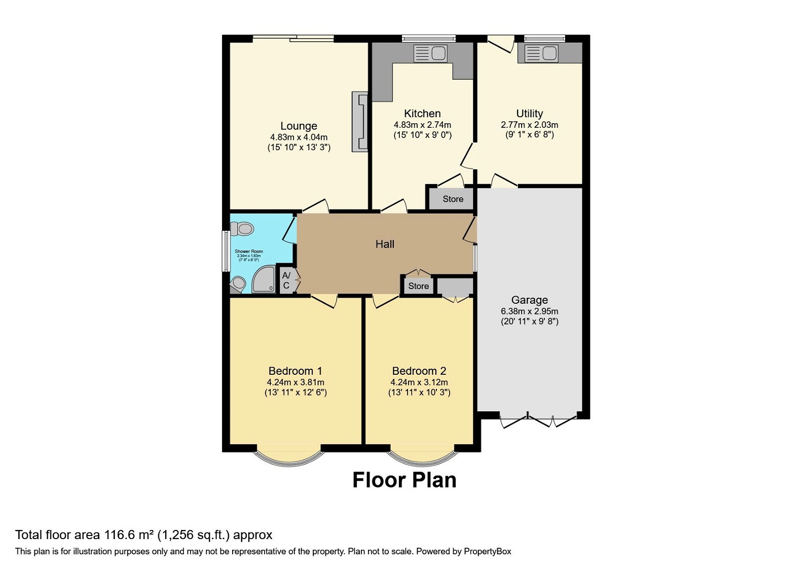 Love Lane, Oldswinford, Stourbridge, West Midlands DY8, 2 bedroom