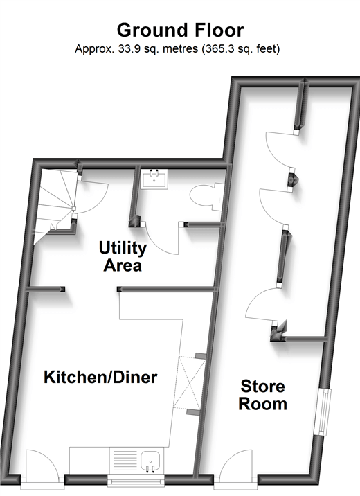 Chart Road, Sutton Valence, Maidstone, Kent ME17, 3 bedroom end terrace