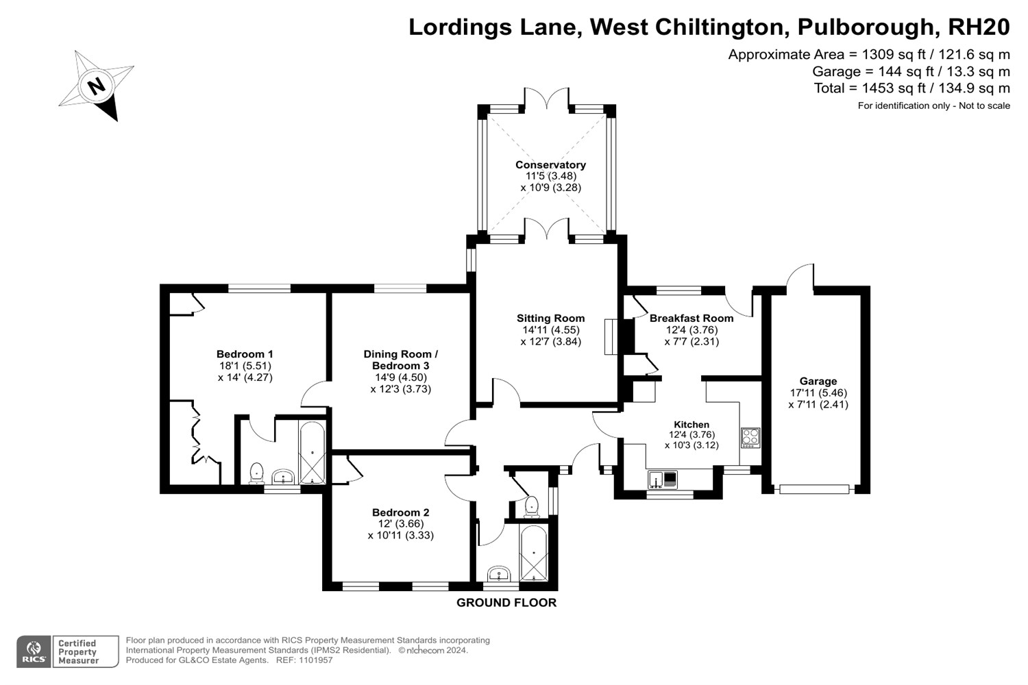 Lordings Lane, West Chiltington, West Sussex RH20, 2 bedroom bungalow
